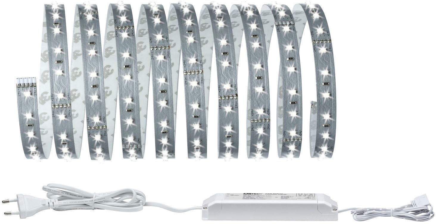 Paulmann LED-Streifen »MaxLED 500 Basisset 3m Tageslichtweiß 18W 1650lm 6500K unbeschichtet«, 1 St.-flammig
