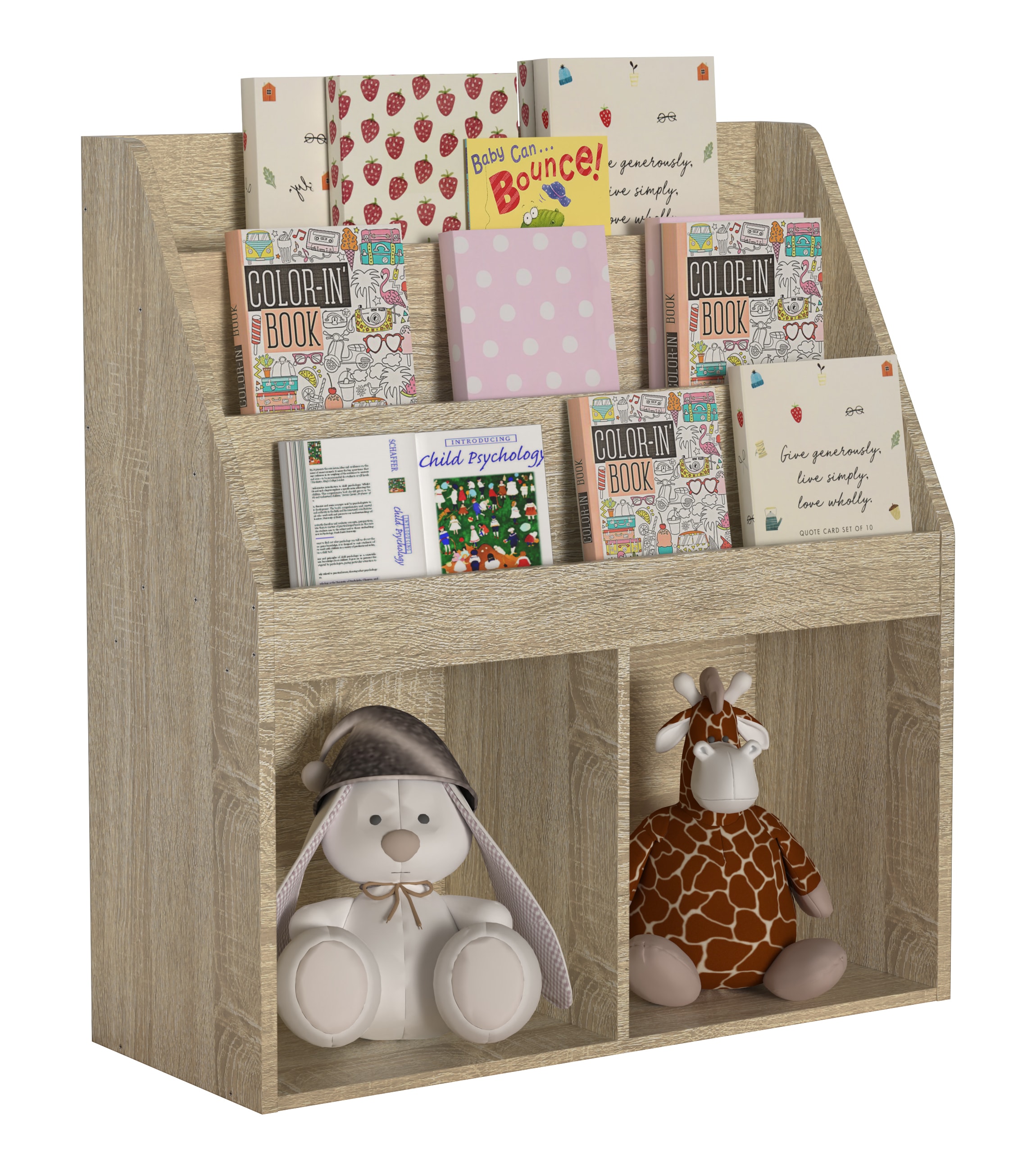 VCM Standregal "Holz Kinderregal Bücherregal Kinder Regal Besira M" günstig online kaufen