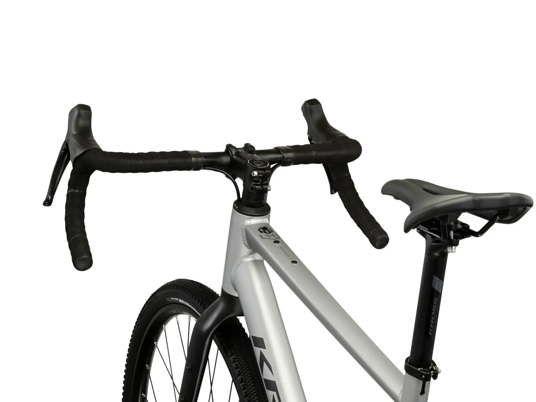 Kross Gravelbike »KROSS Gravelbike Esker 1.0 28" grau 18 Gänge Gabel aus Carbon 2026« 18 Gang Kettenschaltung Carbon aus Gabel