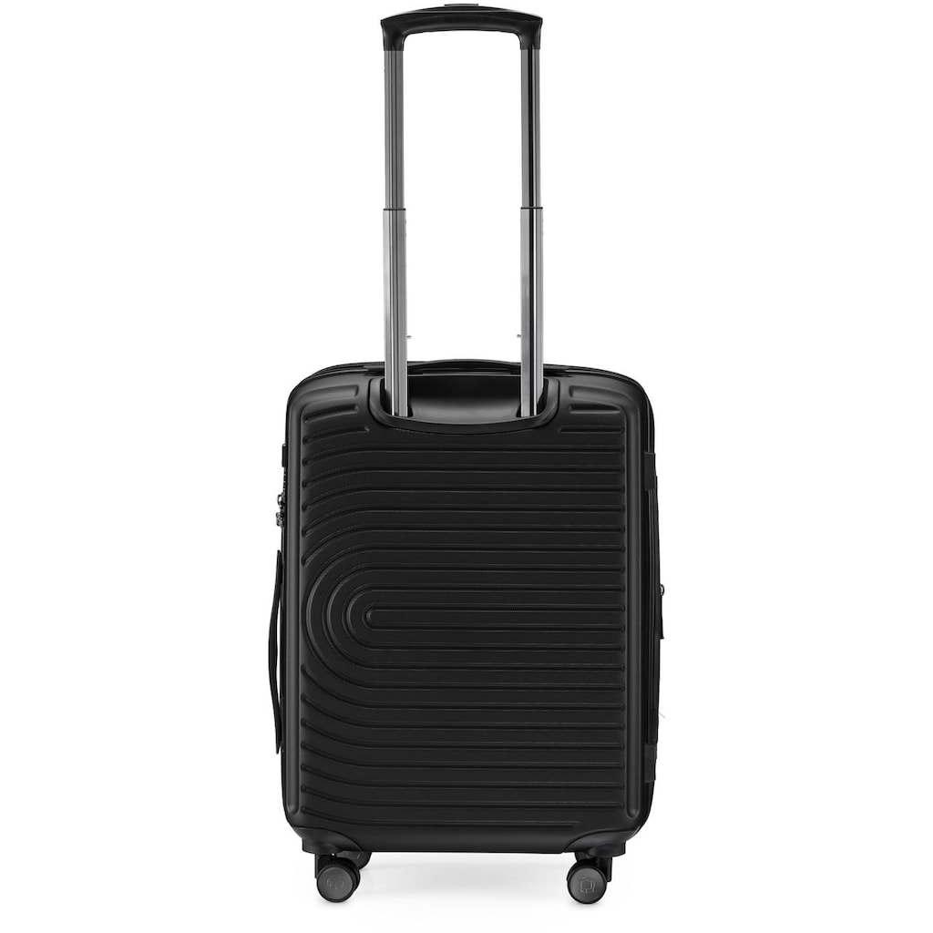 Hauptstadtkoffer Hartschalen-Trolley »Mitte, schwarz, 55 cm«, 4 Rollen