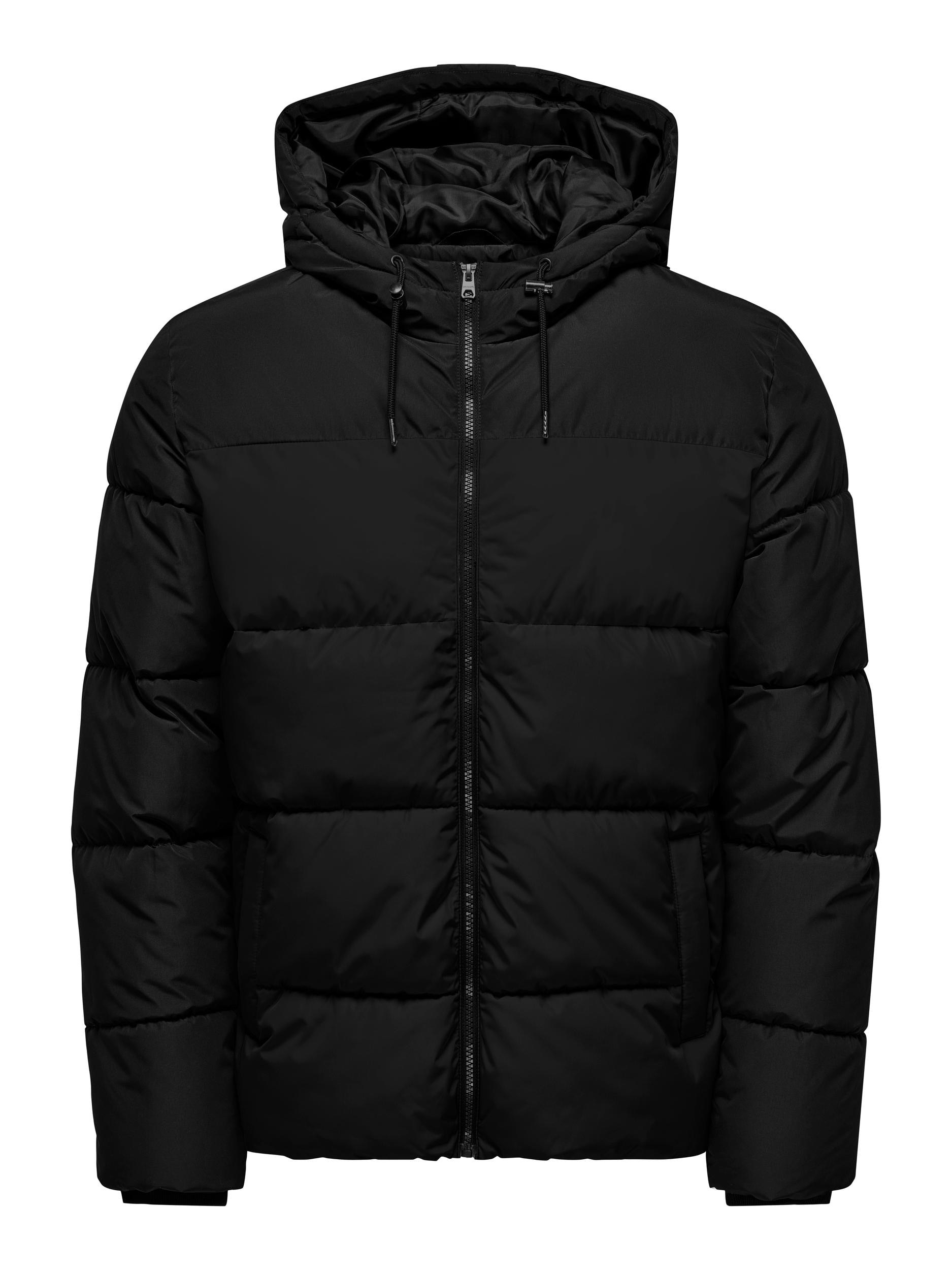 ONLY & SONS Steppjacke »ONSMARLON LIFE HOOD PUFFER JACKET OTW VD«, mit Kapuze