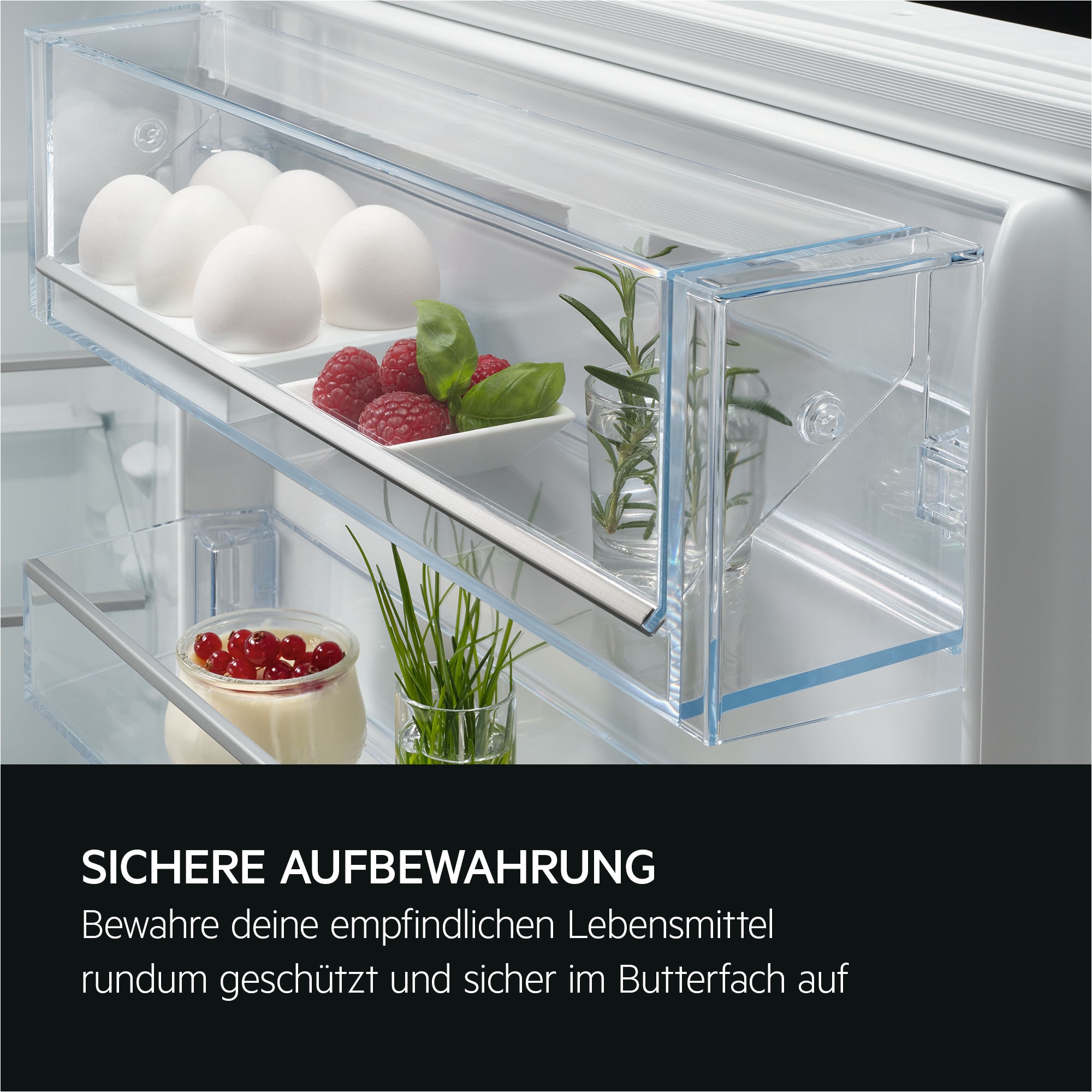 AEG Einbaukühlschrank 5000 »TF50S882DS« 87,3 cm hoch 54,8 cm breit OptiSpace ermöglicht dir eine flexible Nutzung des Kühlraums
