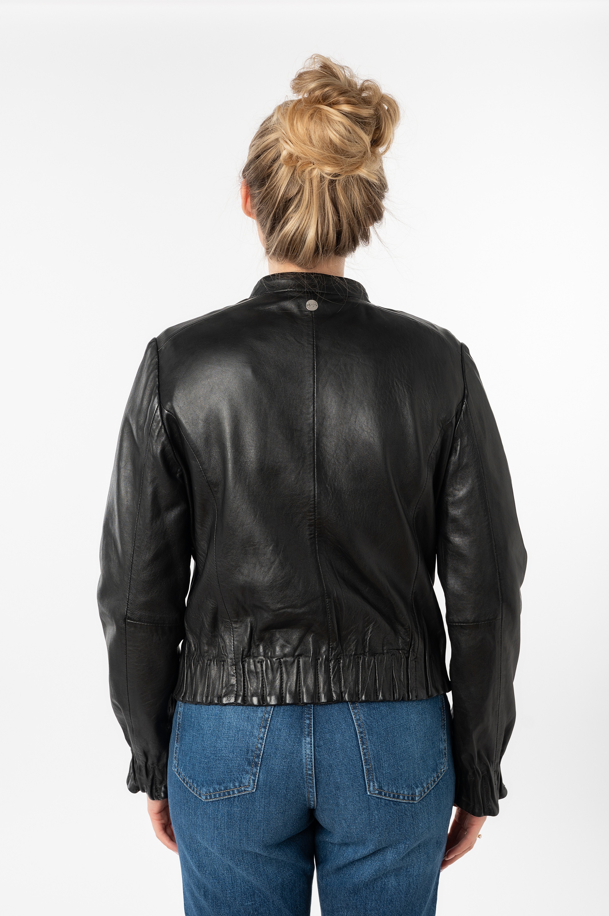 Mauritius Lederjacke »MWCassie«, mit Stehkragen