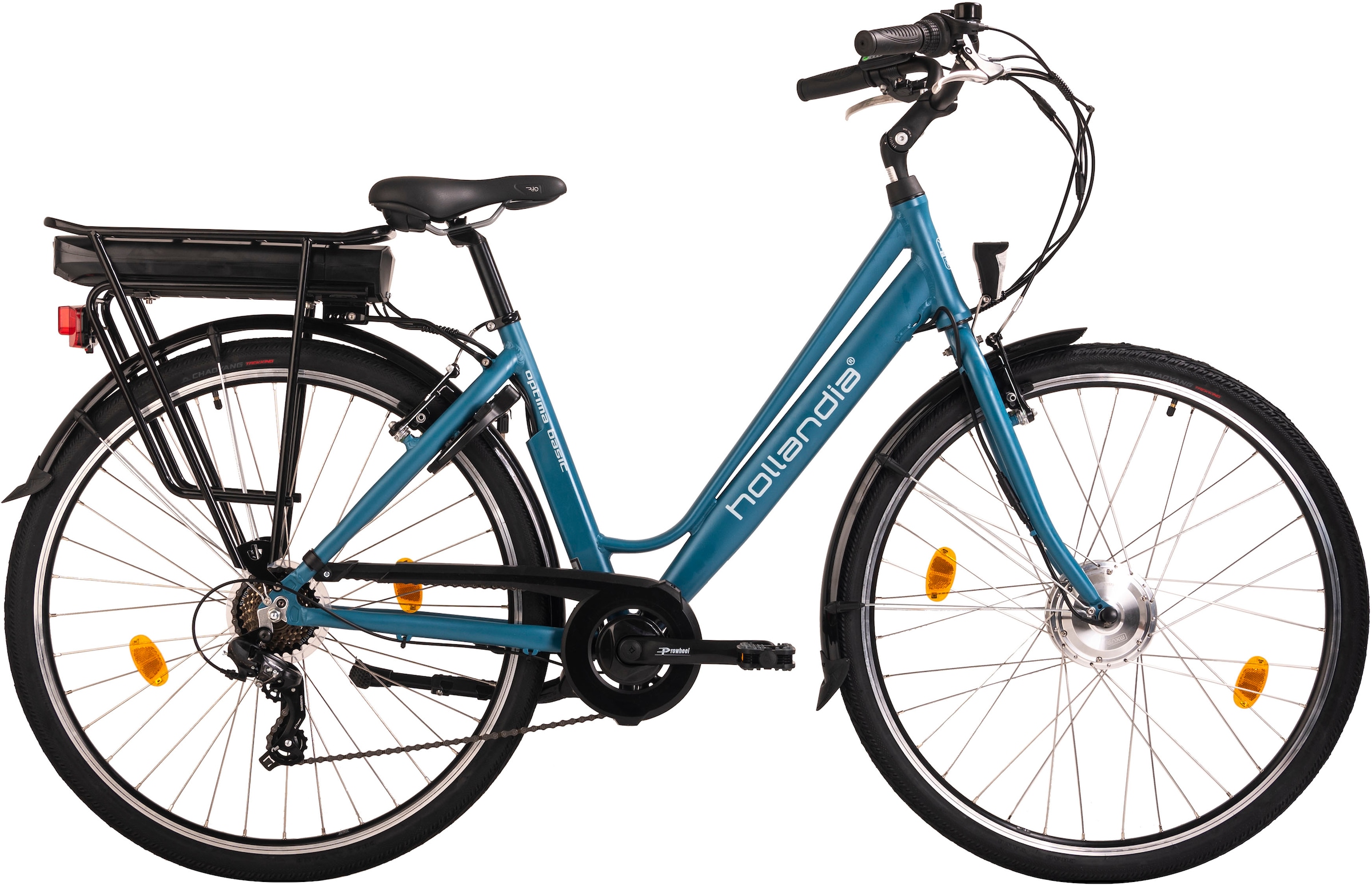 E-Bike »Optima Basic«, 7 Gang, Shimano, Tourney, Frontmotor 250 W