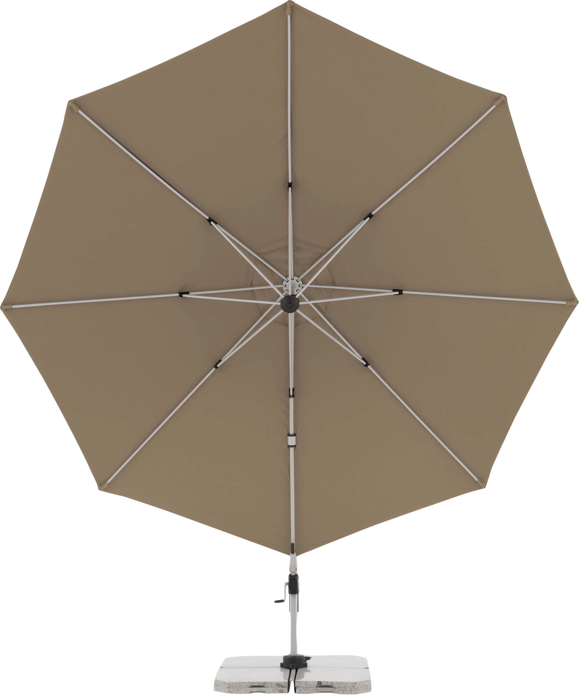 doppler® Ampelschirm, UV-beständig, um 360 Grad drehbar