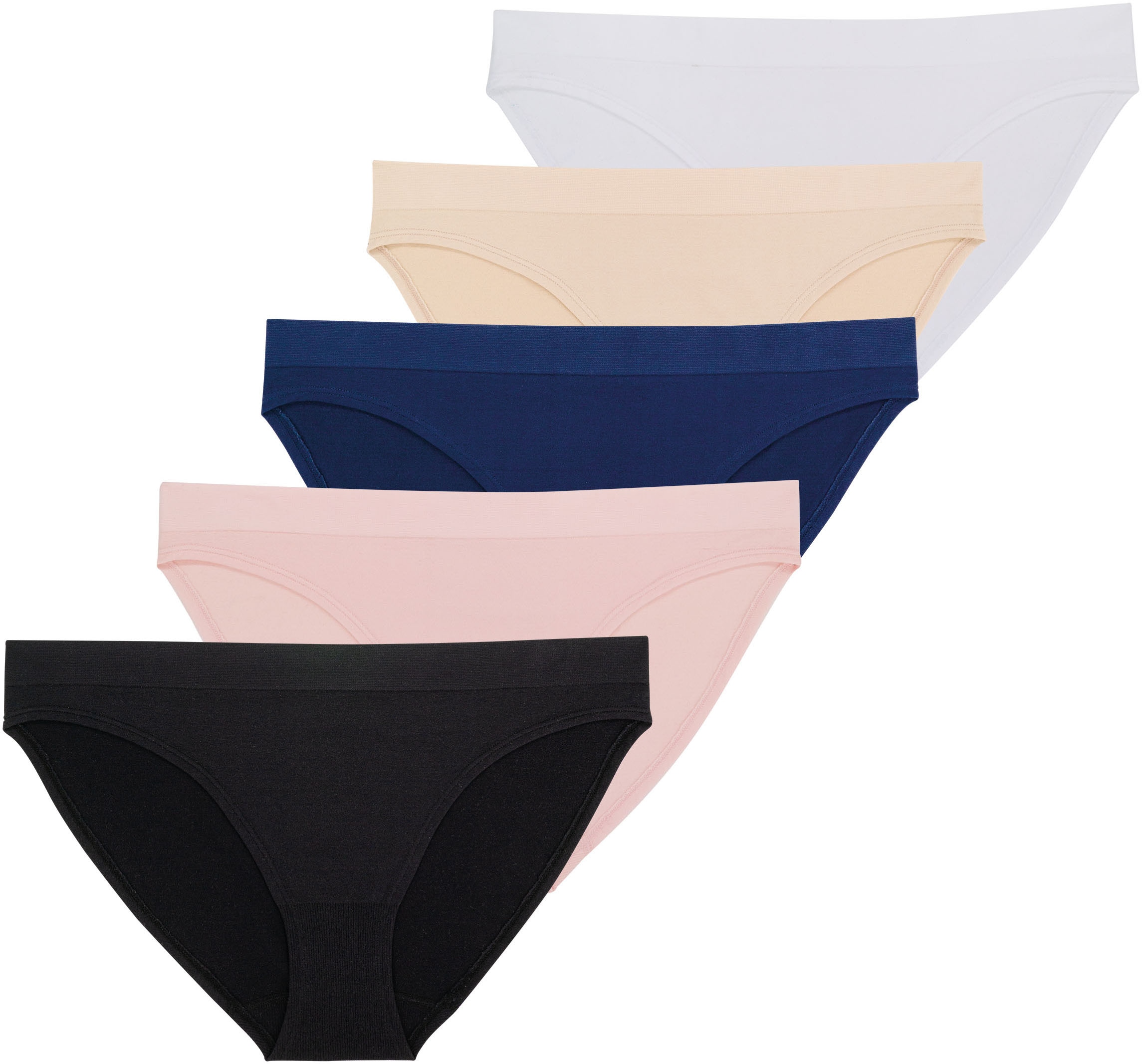 Dorina Slip "Rosanne", (5er Pack), mit flacher Naht-Verarbeitung günstig online kaufen