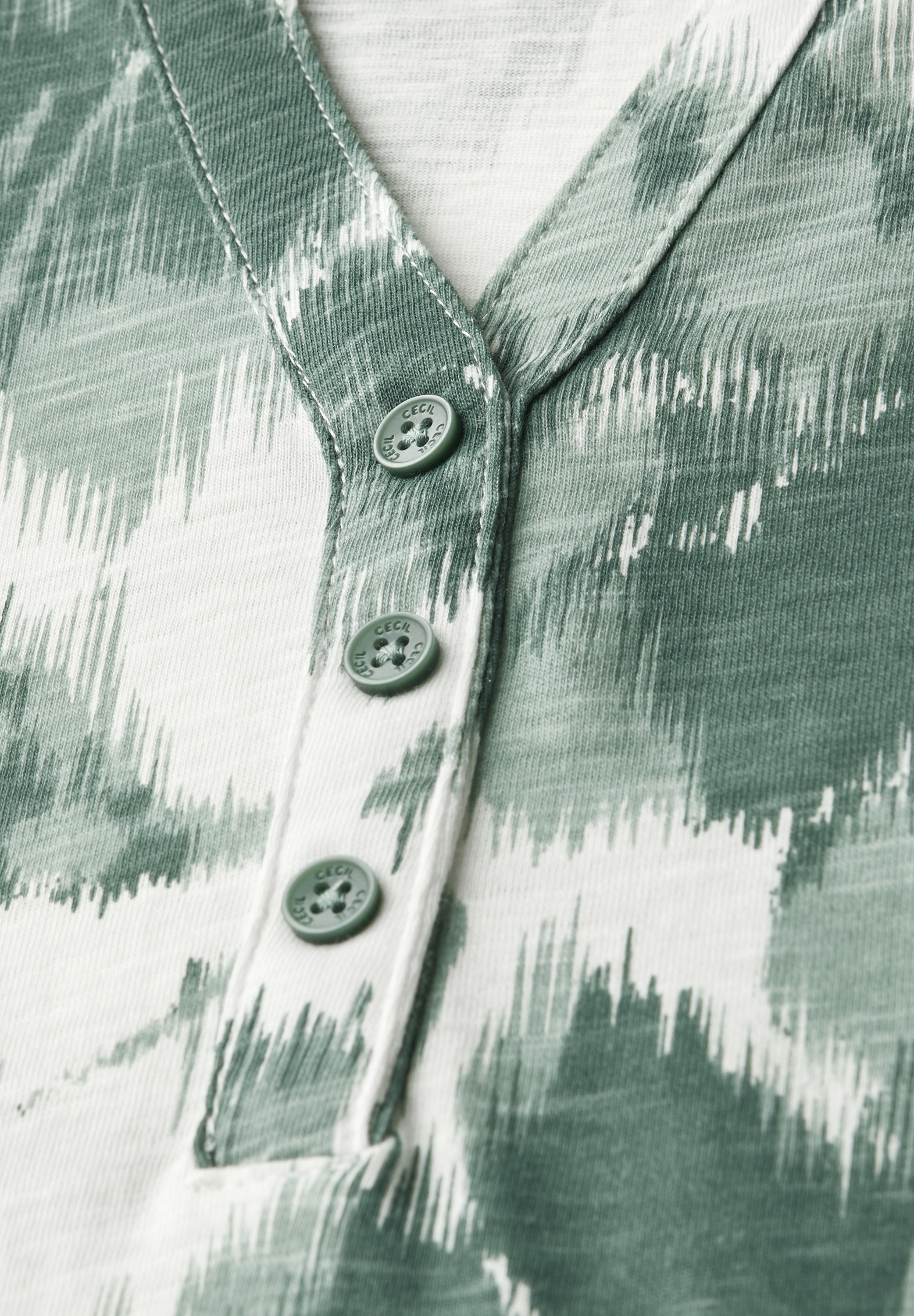 Cecil Print-Shirt, aus reiner Baumwolle