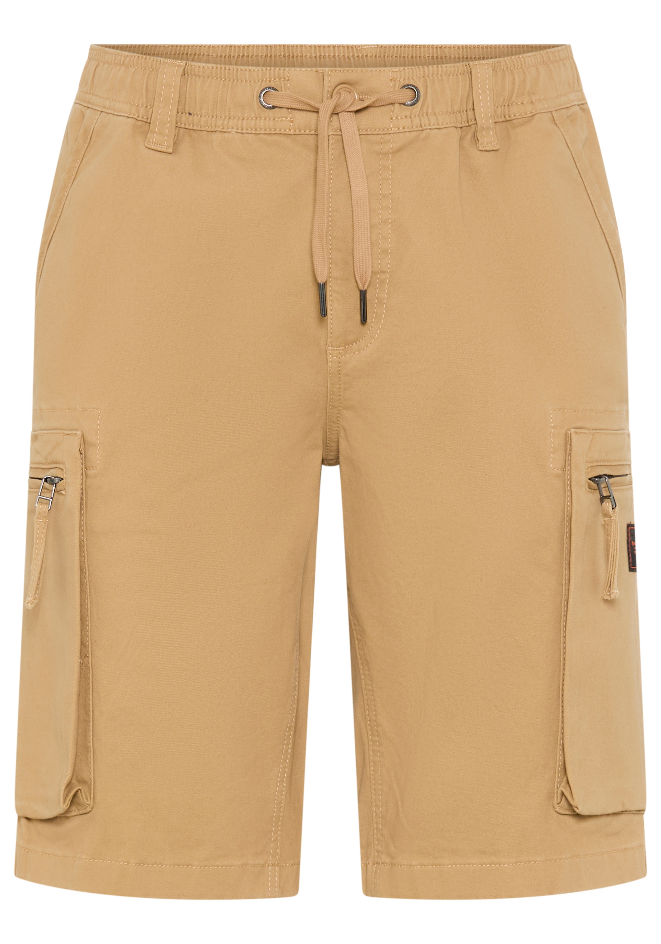 Bruno Banani Cargoshorts  Cargohose mit geradem Bein, mit Bindeband am Bund
