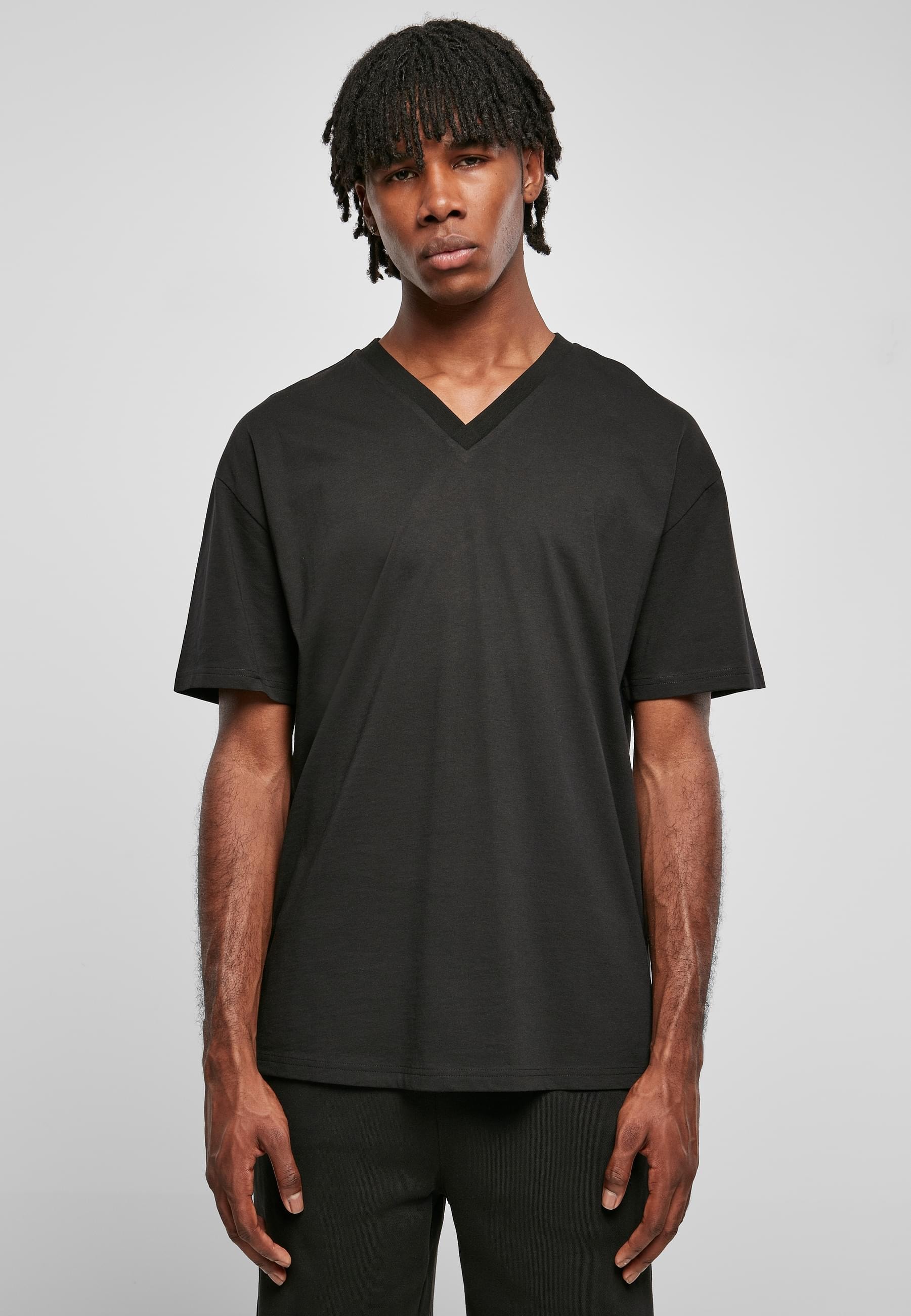 URBAN CLASSICS T-Shirt »Urban Classics Herren Organic Oversized V-Neck Tee«