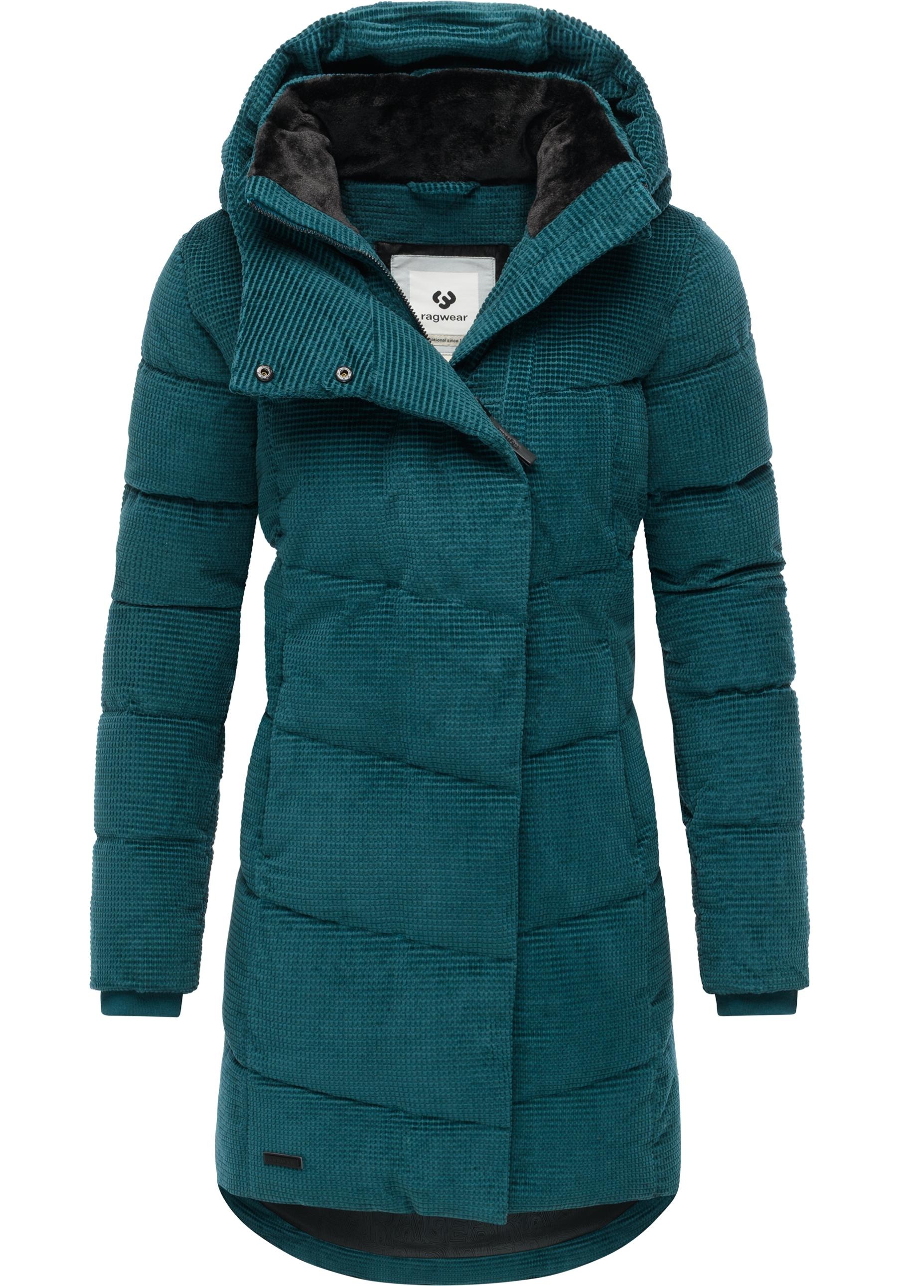 Ragwear Wintermantel »Pavla Cordy YOUMODO«, Wasserdichter Steppmantel in Kord-Optik