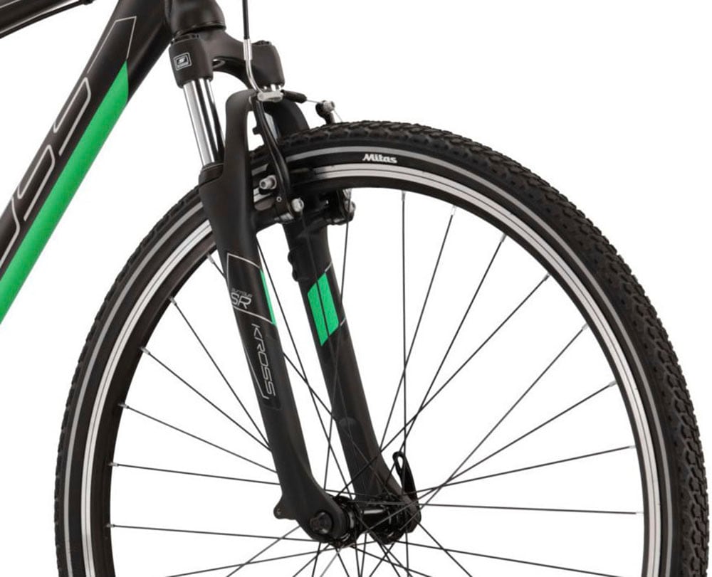 Kross Crossrad »KROSS Crossbike Evado 2.0 28" schwarz 21 Gänge«, 21 Gang, Shimano, Tourney Schaltwerk, Kettenschaltung