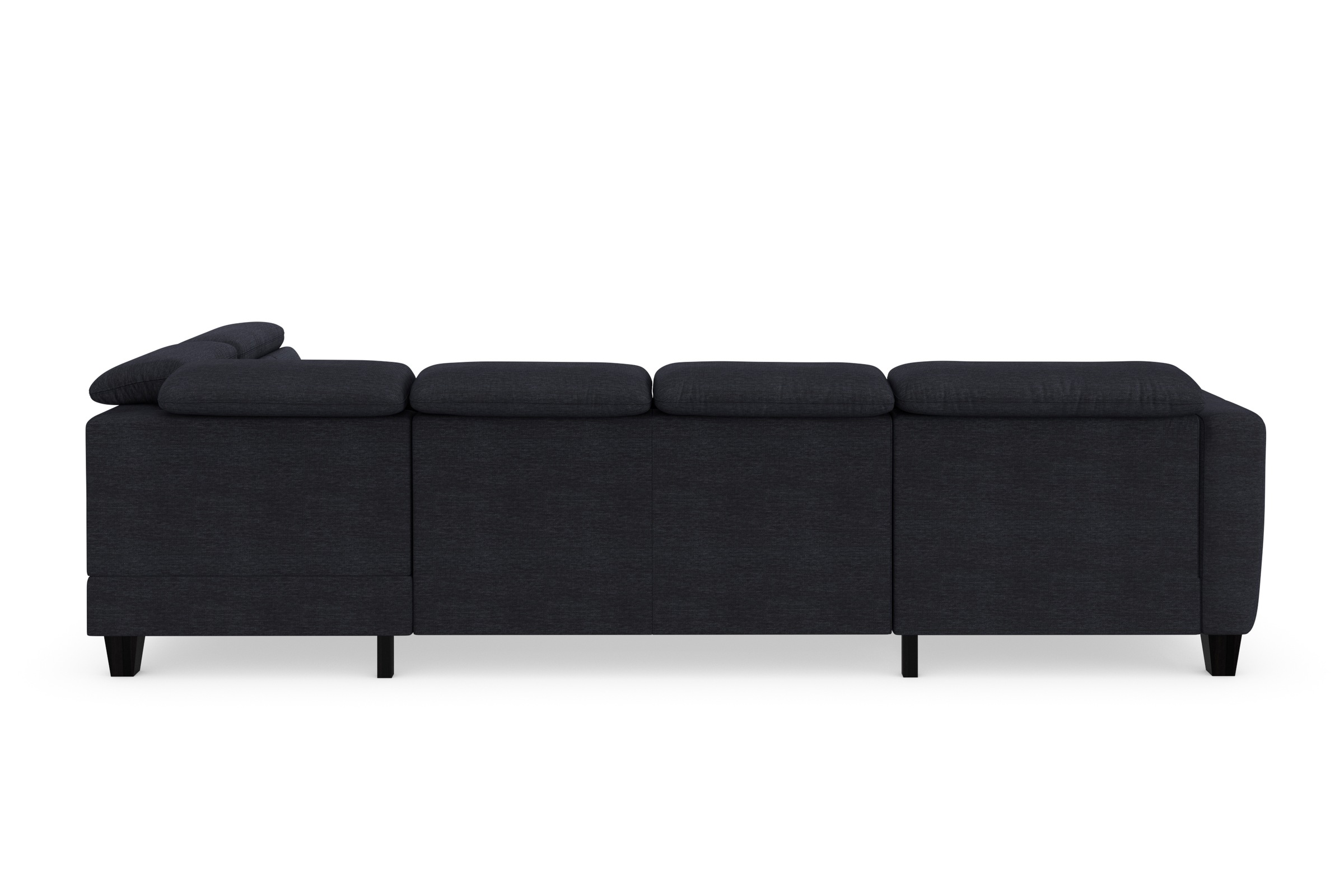 sit&more Wohnlandschaft »Belluci U-Form«, Kopfteilverstellung und Federkern, wahlweise mit Bettfunktion