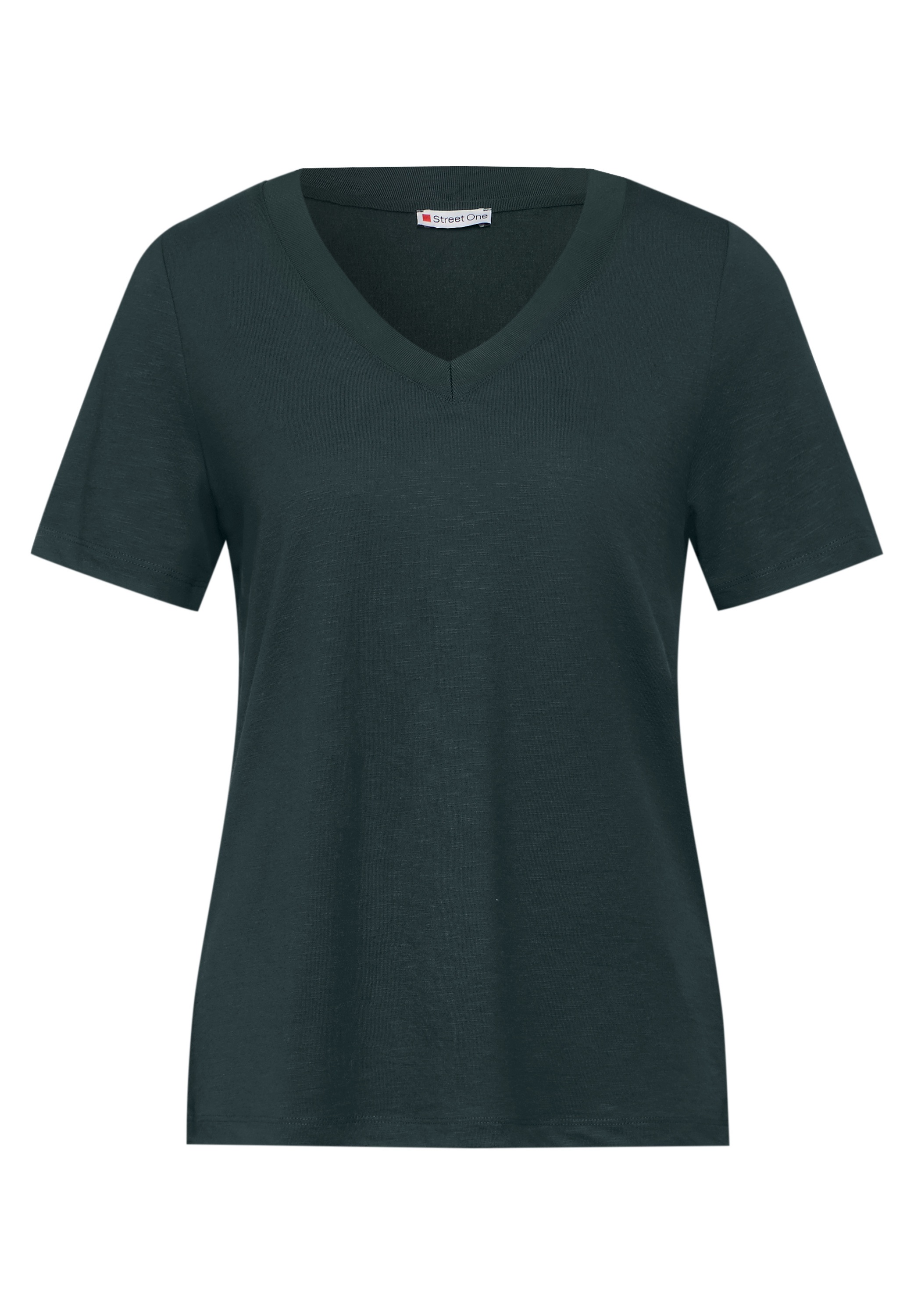 STREET ONE T-Shirt, aus softem Materialmix