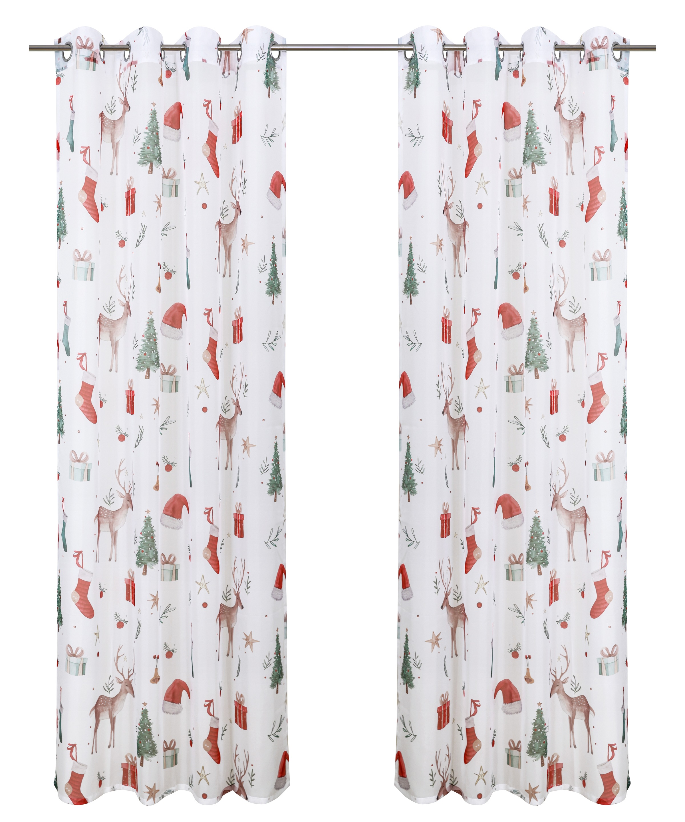 OTTO home Gardine "Olwyn" Ösen 1 Stk. tlg. weihnachtlich günstig online kaufen