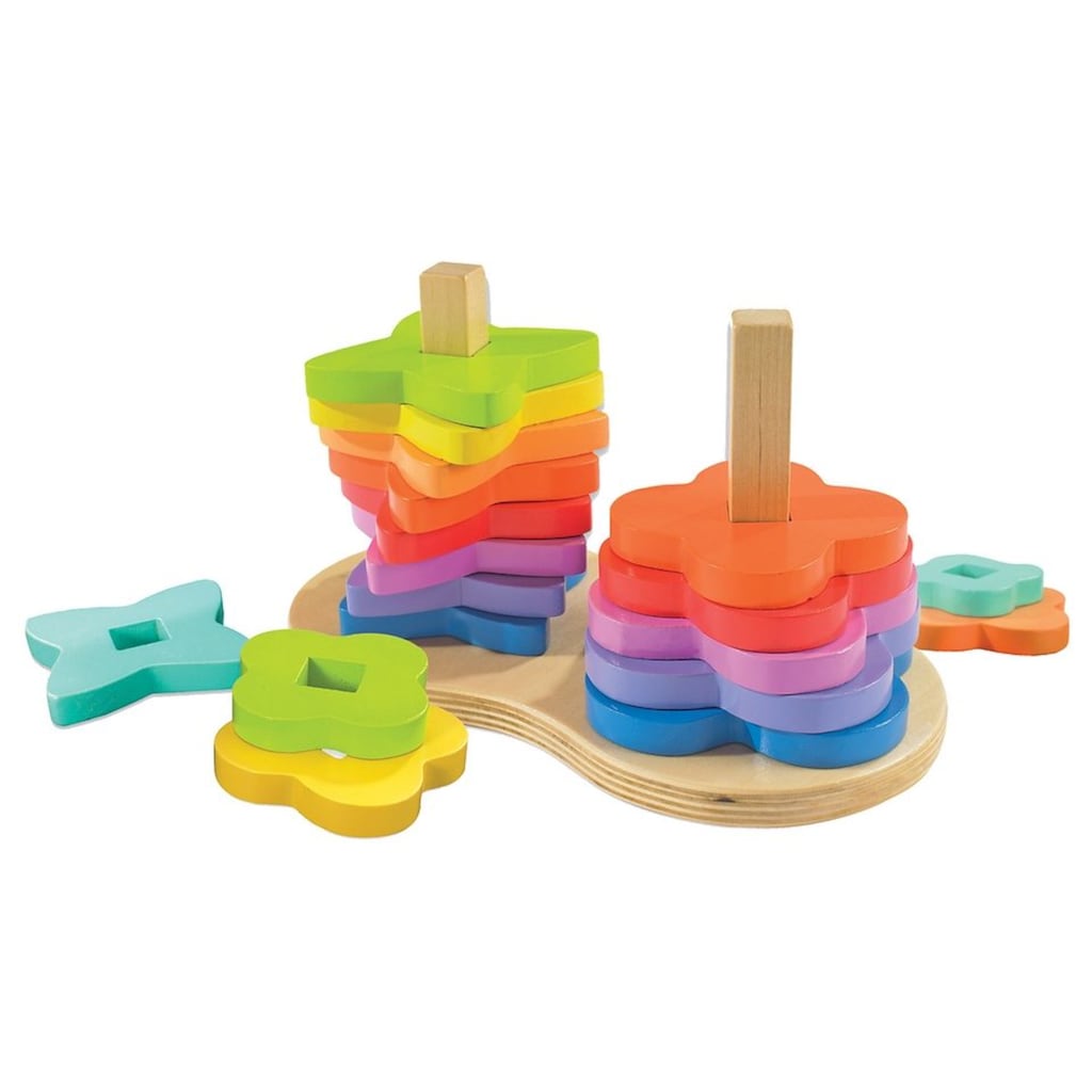 Hape Steckspielzeug, (Set, 19 tlg.)