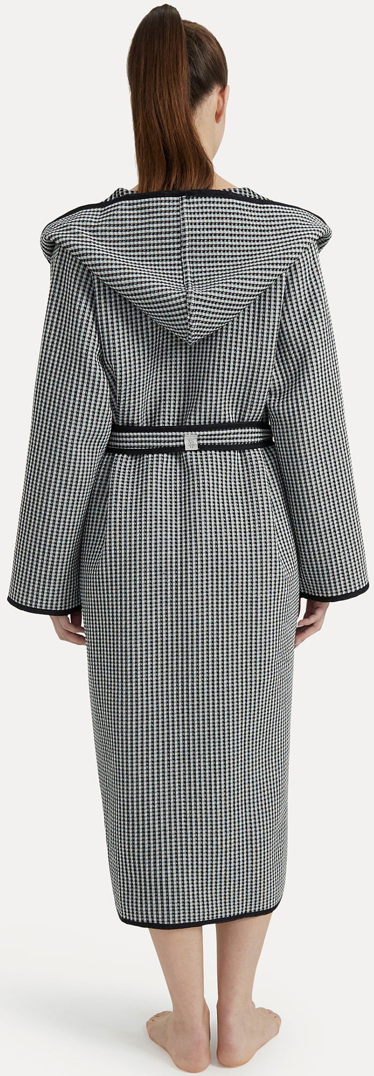 Thumbnail - Möve Unisex-Bademantel "New Heritage ideal für Sauna & Spa, Hotelbademantel, Morgenmantel,", 1 Stk. 100% Premium Baumwol...