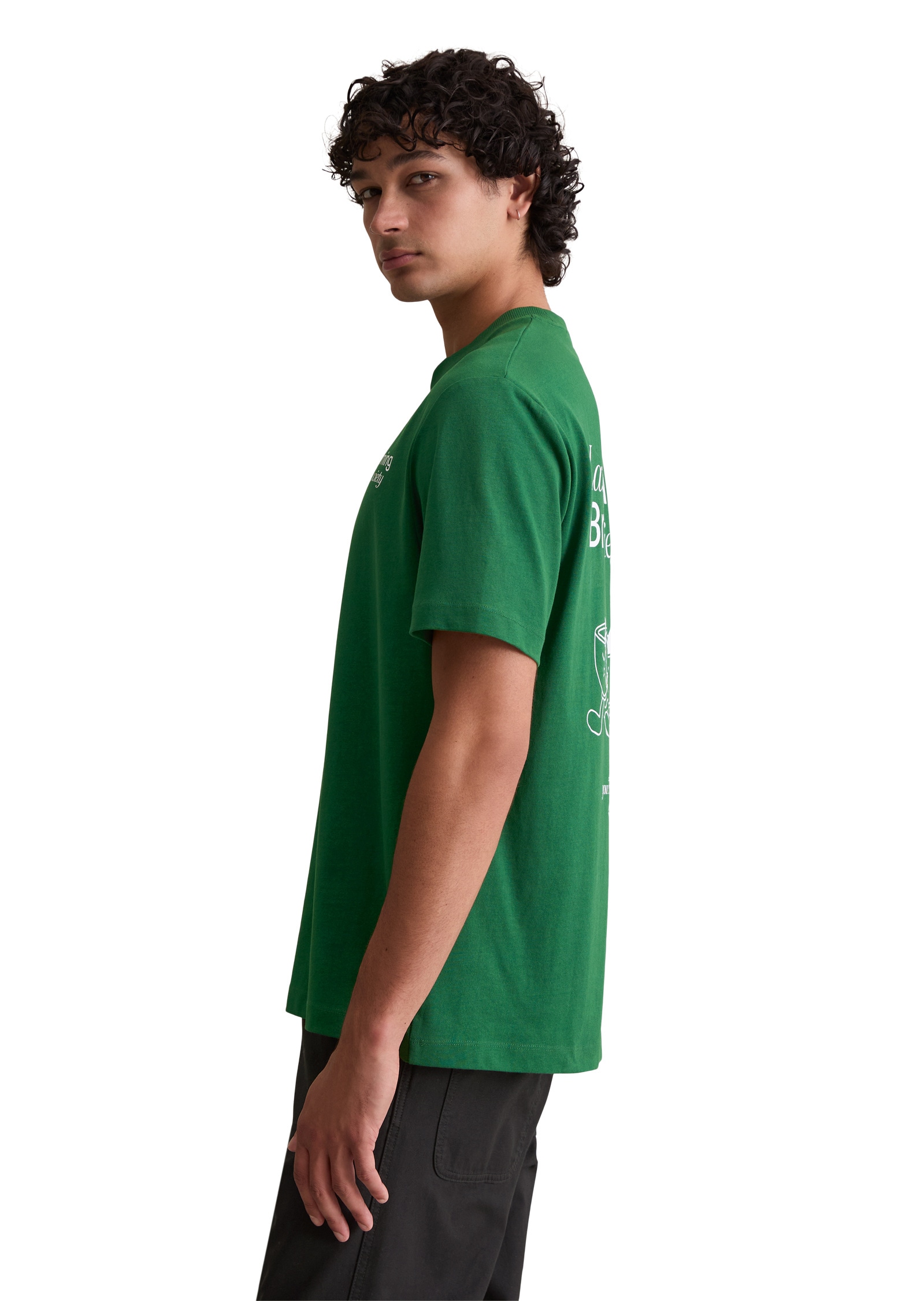 Marc O'Polo DENIM T-Shirt »mit anregendem Rückenprint«