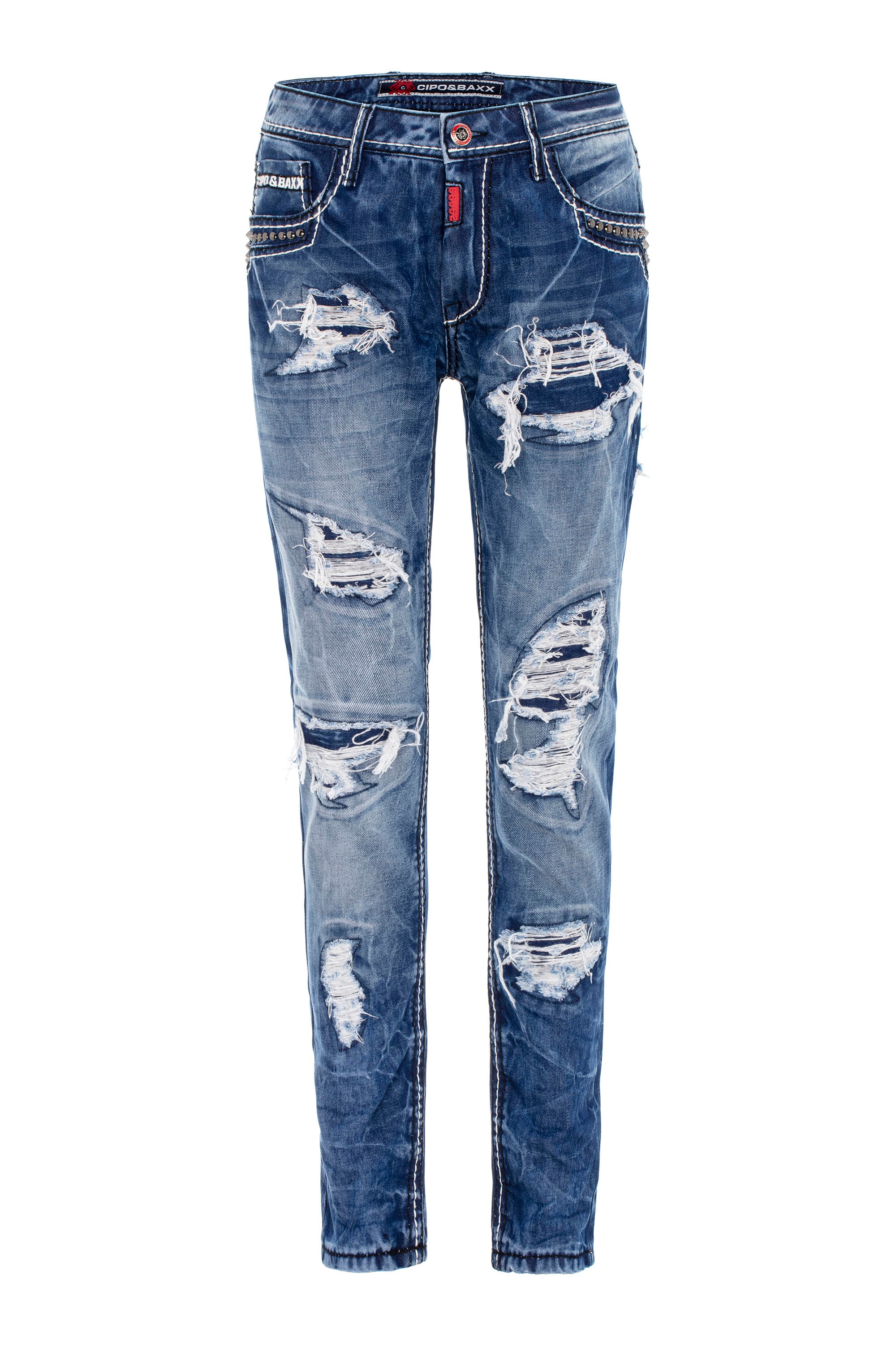 Cipo & Baxx Bequeme Jeans, im angesagten Destroyed-Look
