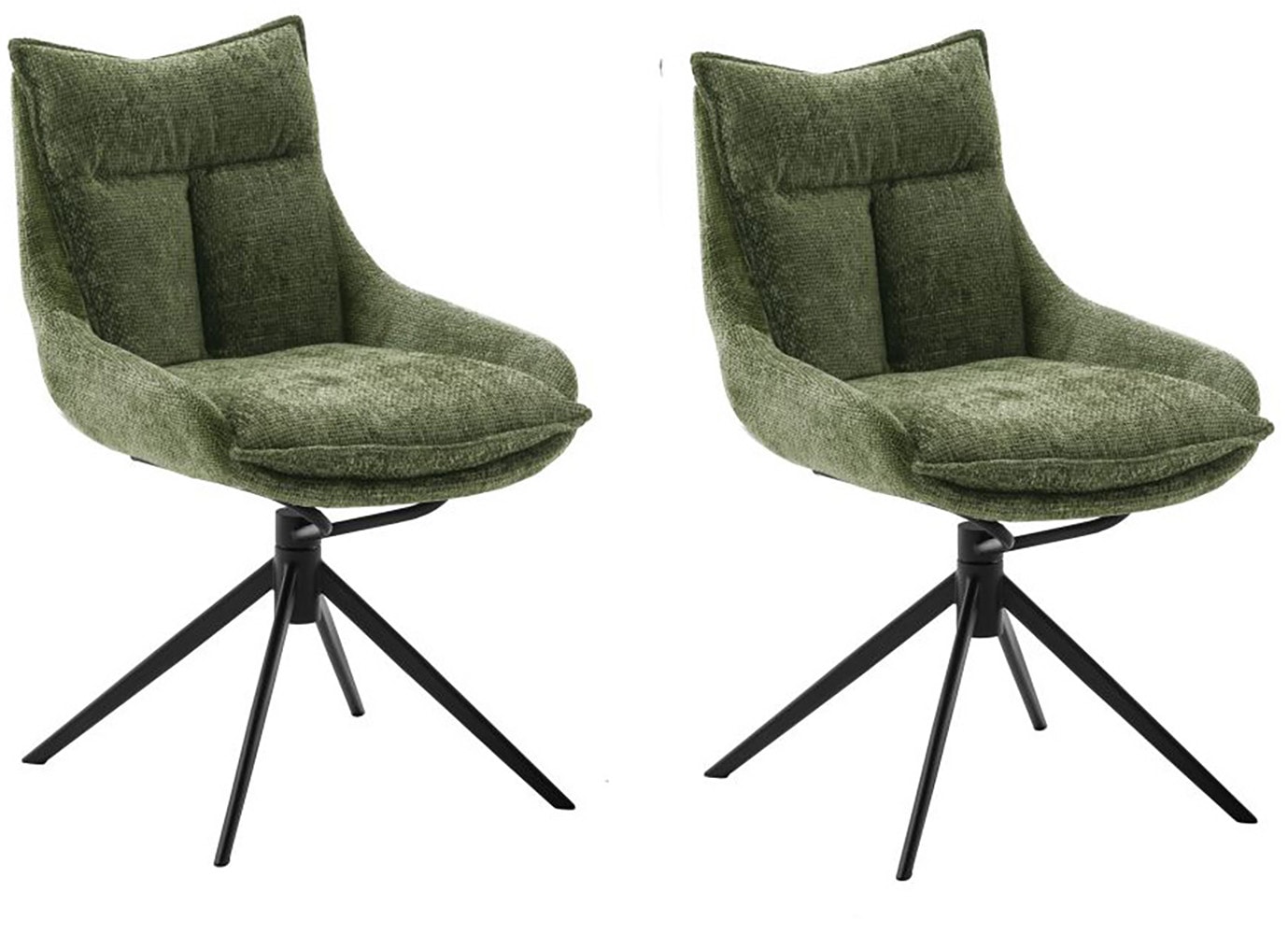 MCA furniture Esszimmerstuhl "PARKER" () (2er-Set), drehbar 360, Dreh- & Sc günstig online kaufen