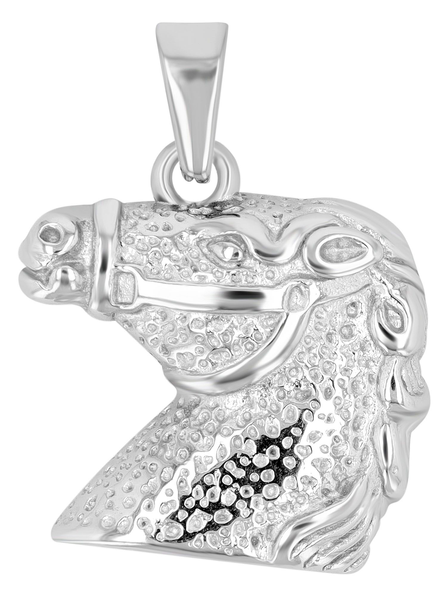 Adelia´s Kettenanhänger »Mädchen Anhänger – Pferd Anhänger aus Edelstahl«  Ein Geschenk, das Freude macht