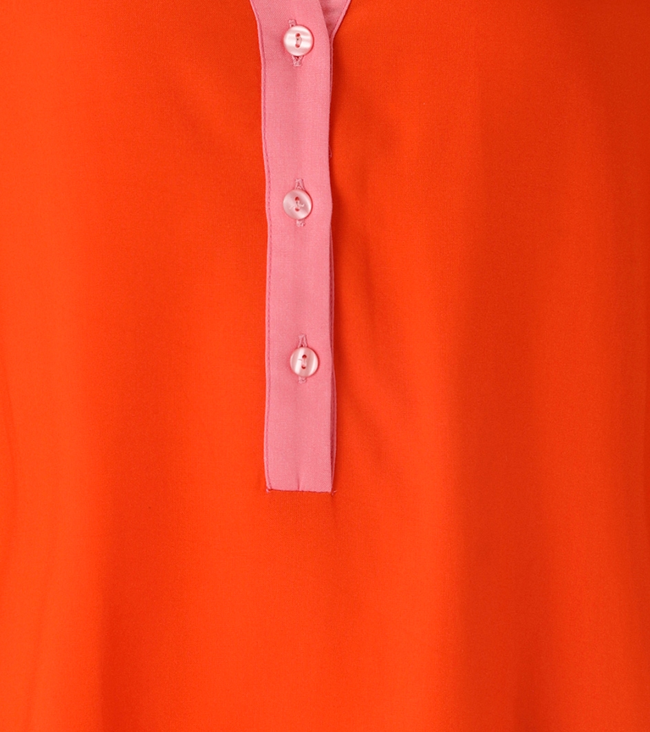 Aniston CASUAL Schlupfbluse, mit pinkfarbenen Akzenten - NEUE KOLLEKTION