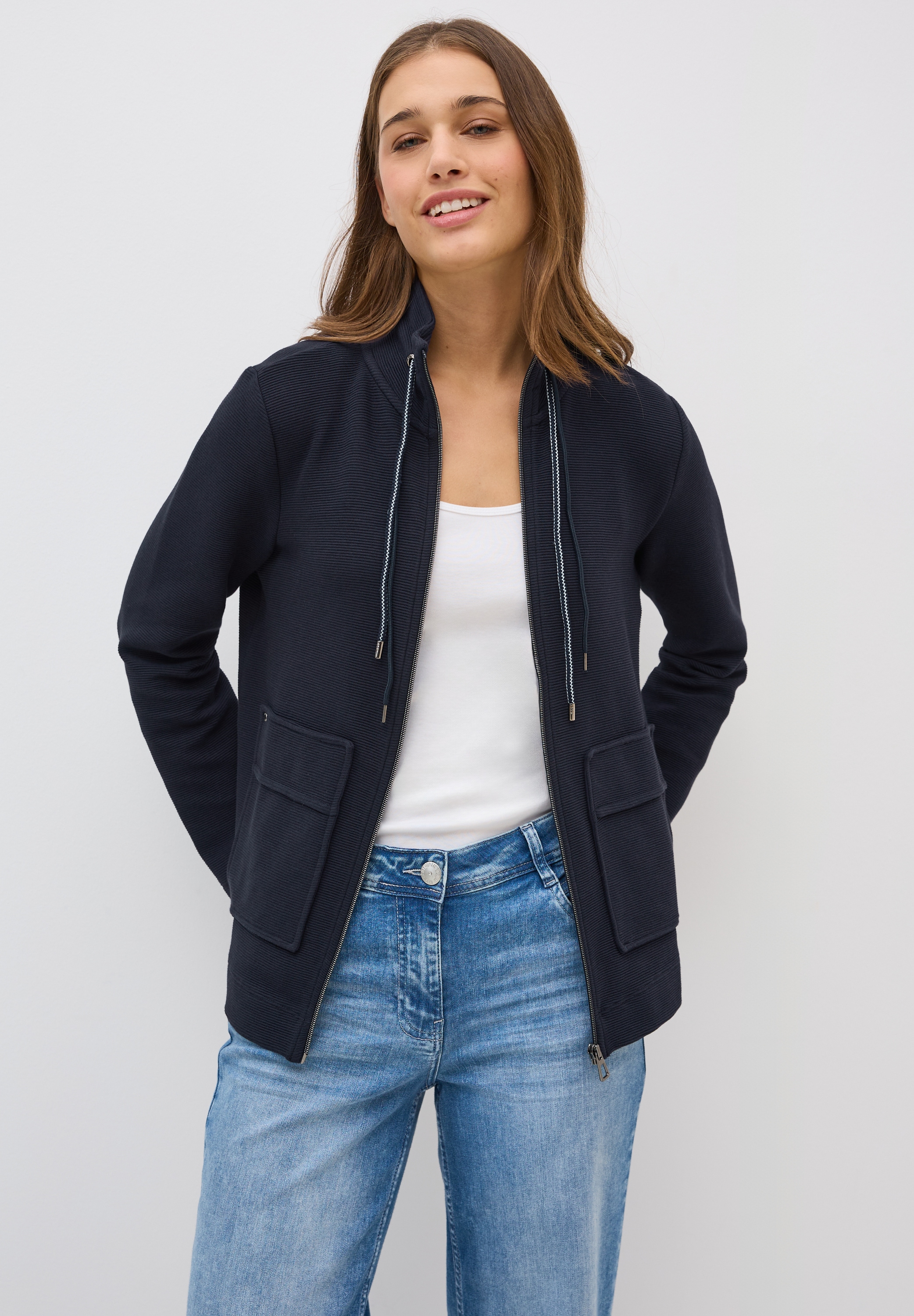 Cecil Cardigan, aus Baumwolle mit Stretchanteil günstig online kaufen