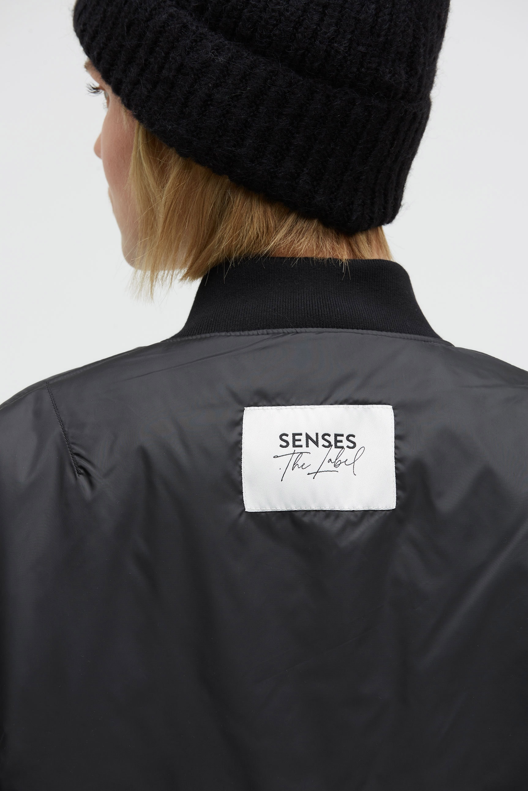 SENSES.THE LABEL Langjacke ohne Kapuze mit Zwei-Wege-Reißverschluss