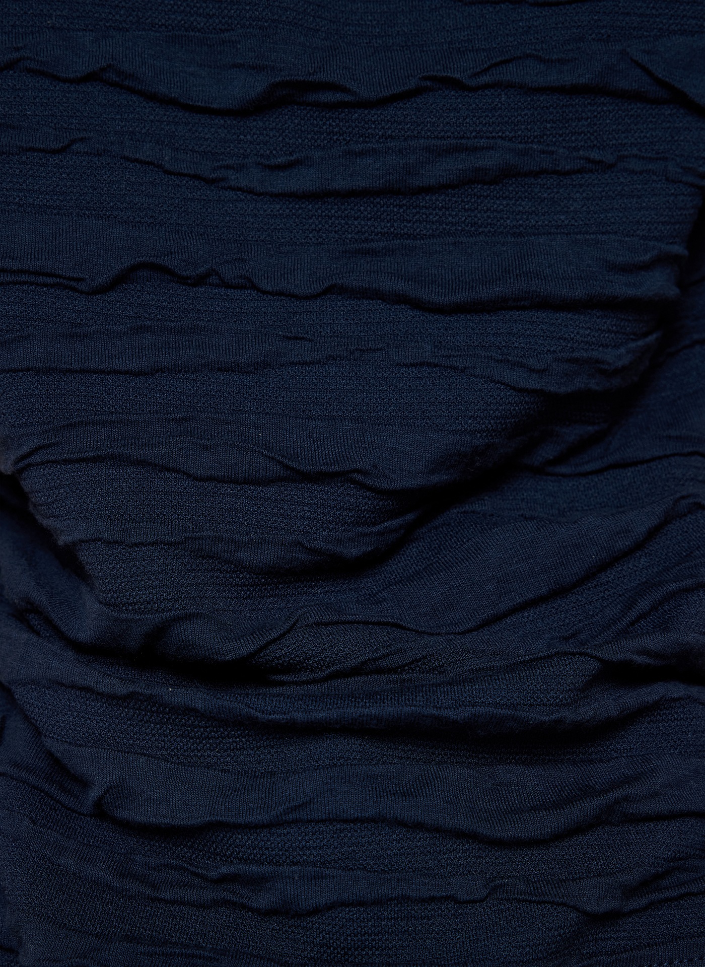 Rabe Rundhalsshirt, im Crinkle-Look und mit Kordelzug