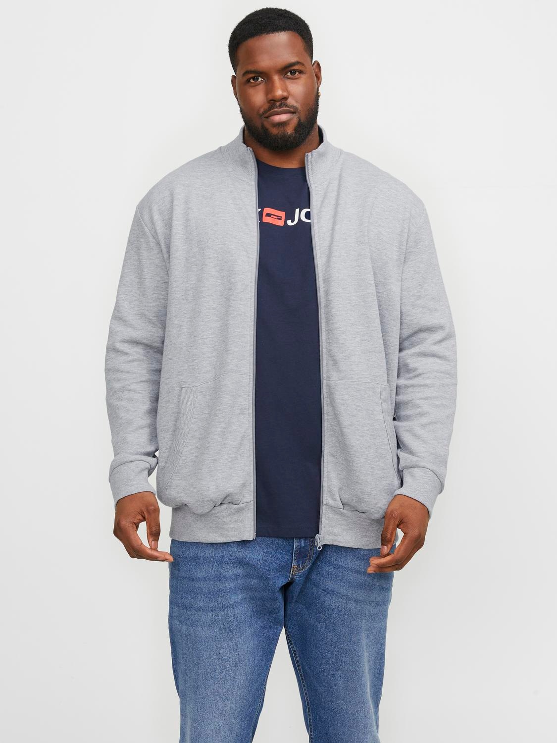 Jack & Jones PlusSize Sweatshirt "JJEPAULOS SWEAT ZIP NOOS PLS"