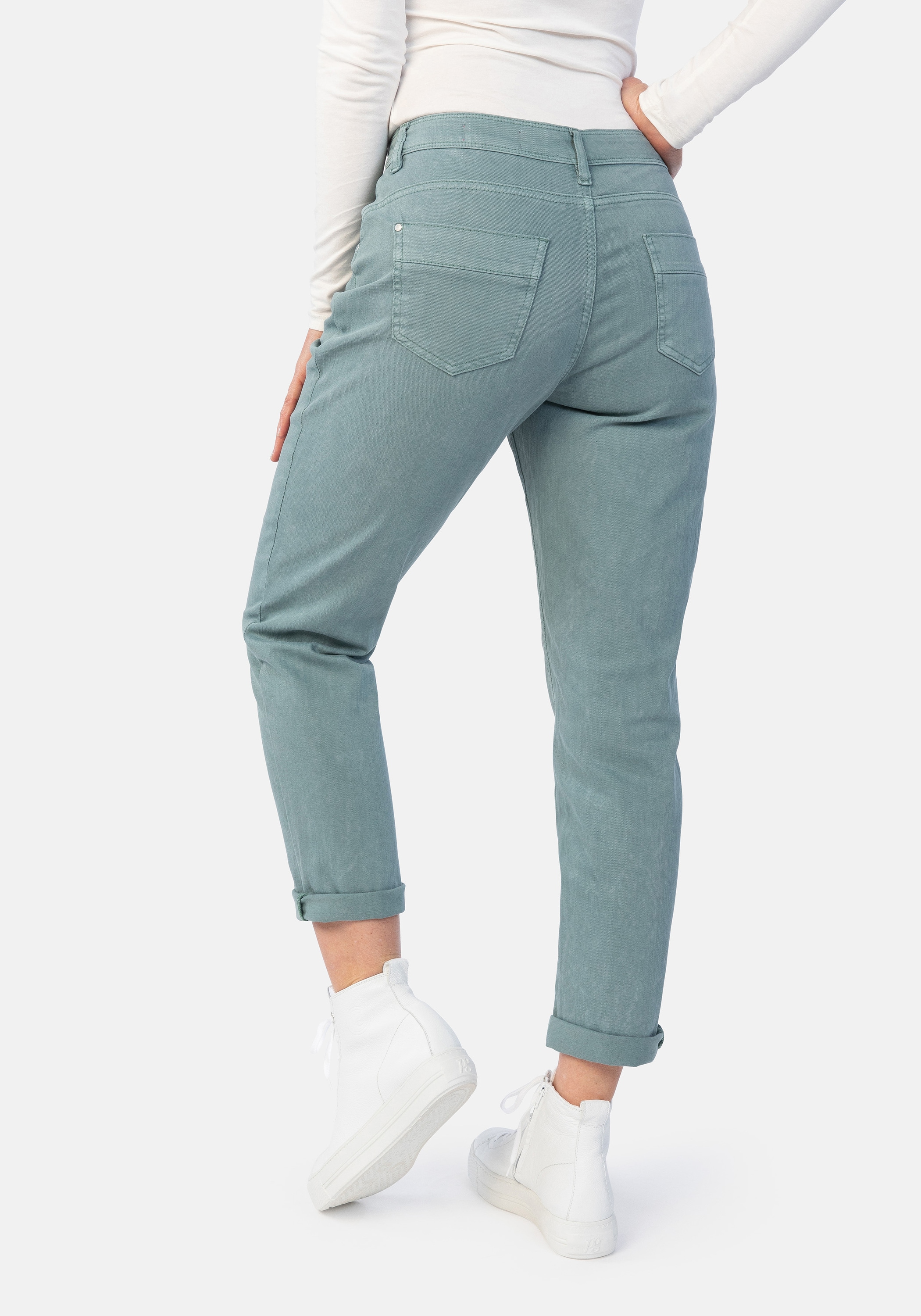 STOOKER WOMEN Boyfriend-Jeans »Davos Colour Denim Boyfriend Fit«, Jeans Boyfriend Fit Casual Denim Lässige Passform für Damen