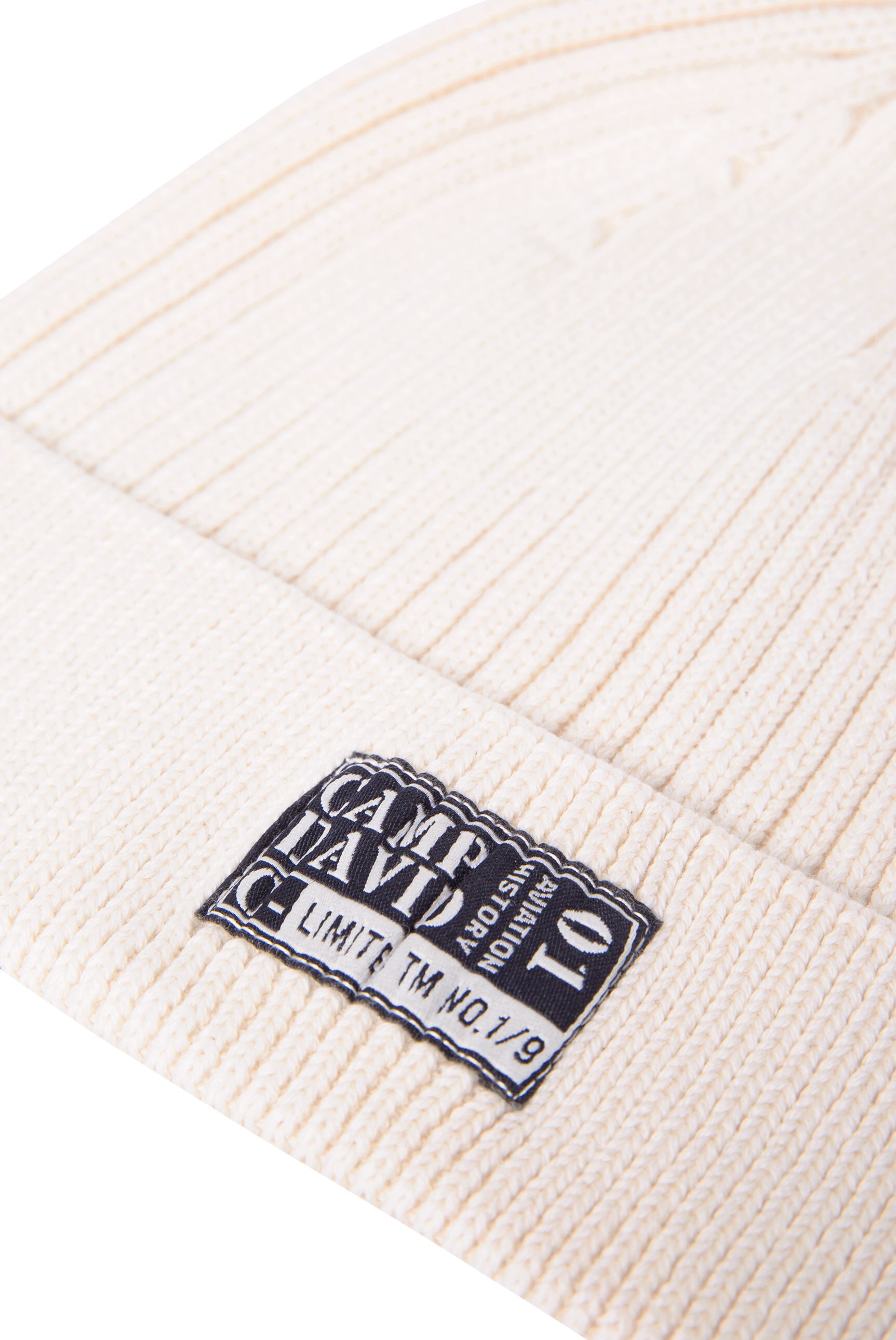 CAMP DAVID Strickmütze aus Baumwolle