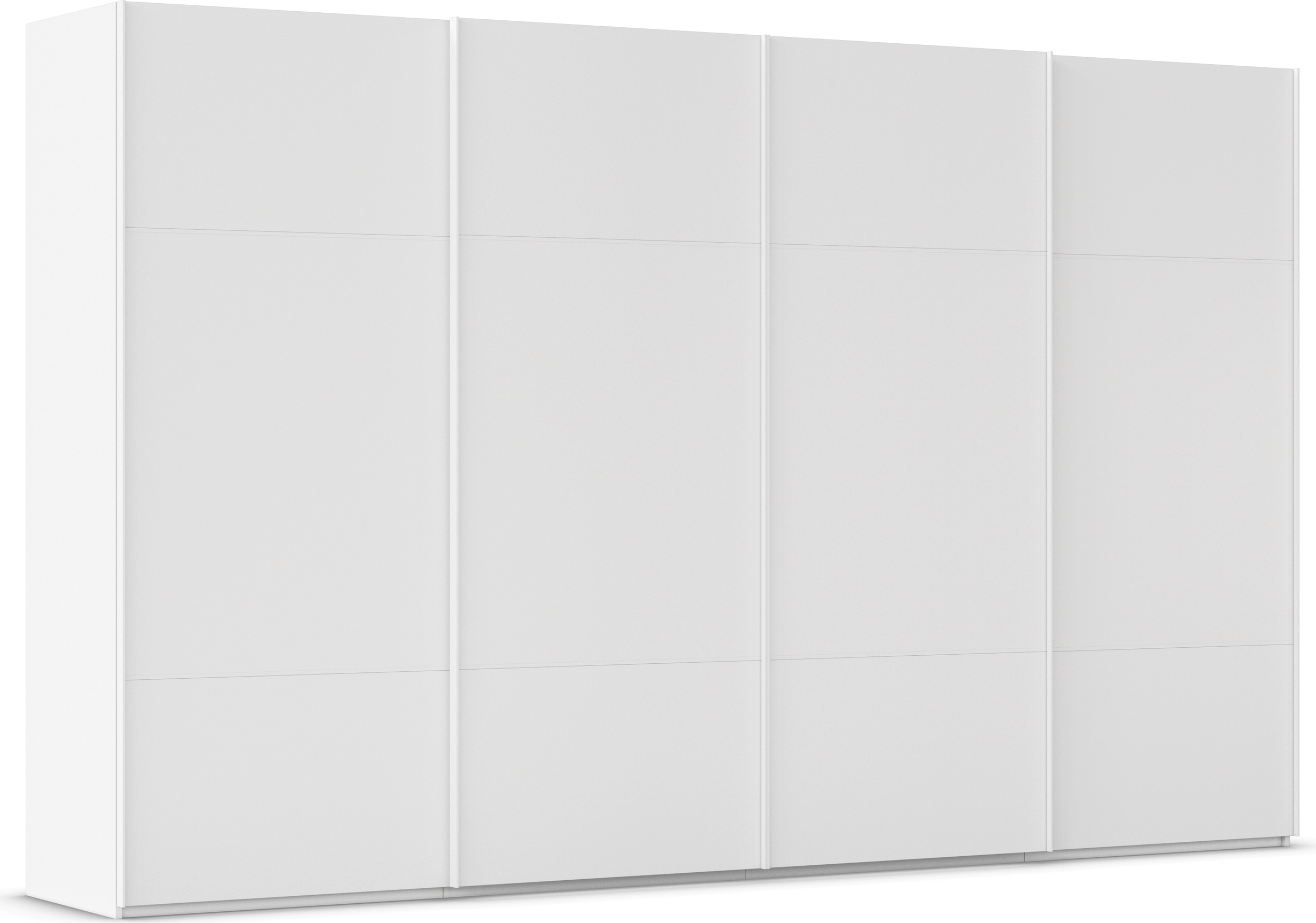 rauch 1100000002199 "Kleiderschrank Schrank Garderobe Schlafzimmerschrank SCALE-TRIO" edle dreigeteilte Front, 2 Zierleisten in Griff-Farbe MADE IN GERMANY