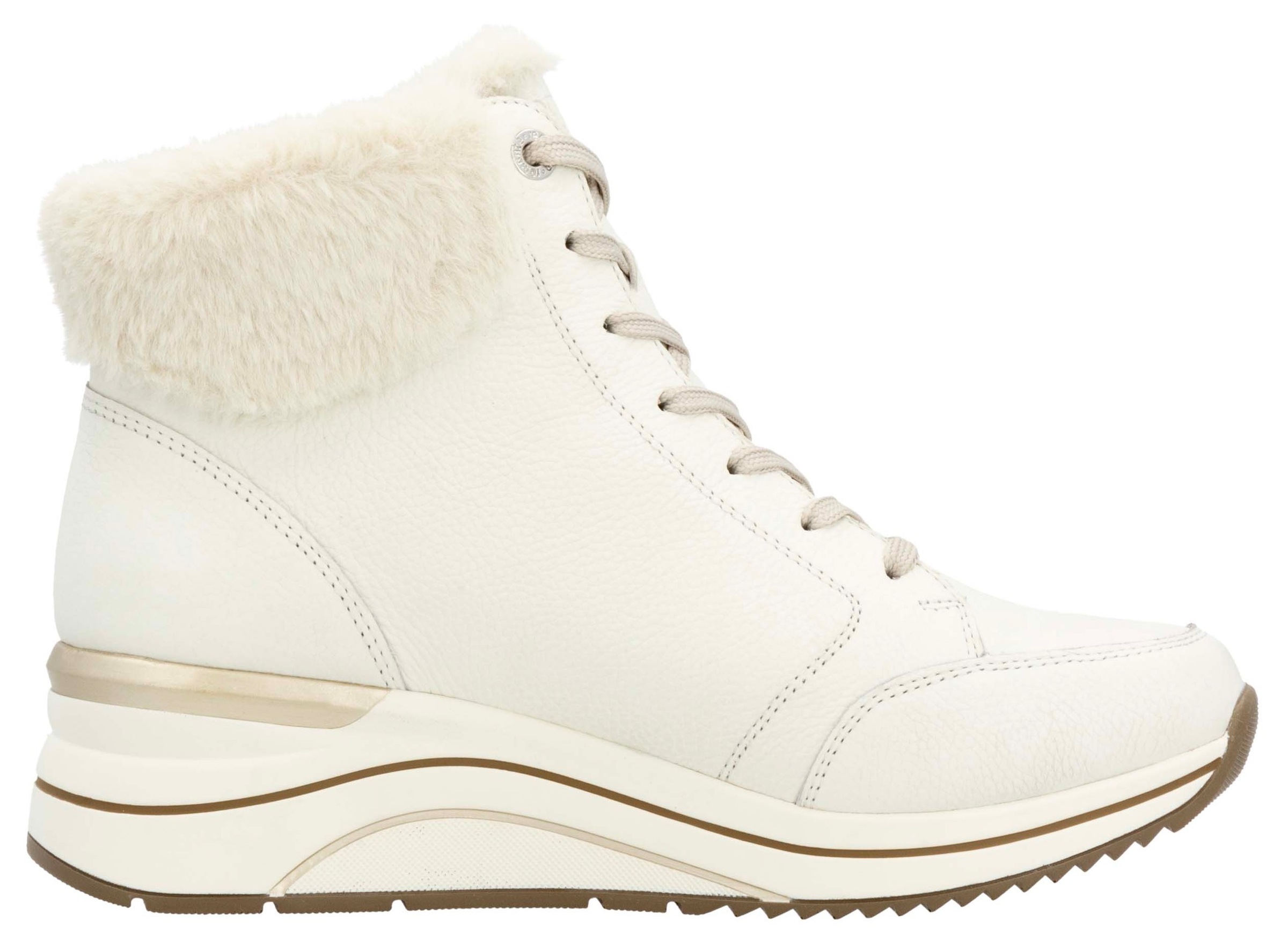 Remonte Winterstiefelette, Keilabsatz, Schnürboots mit wasserabweisender TEX-Membran