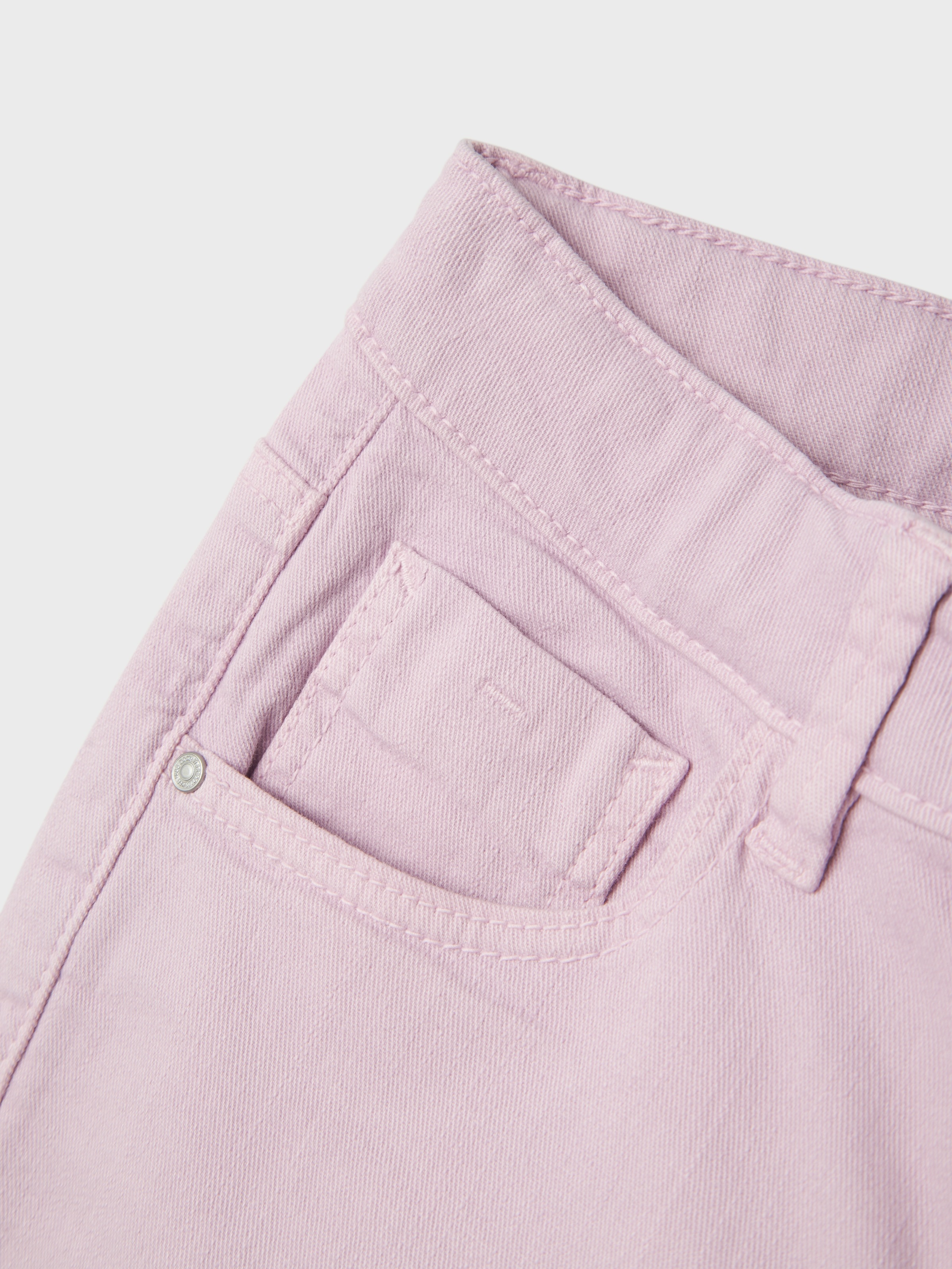 Thumbnail - Name It 5-Pocket-Hose "NKFROSE WIDE TWI PANT 1115-TP NOOS" Baumwollmischung, regular fit, verstellbarer Bund