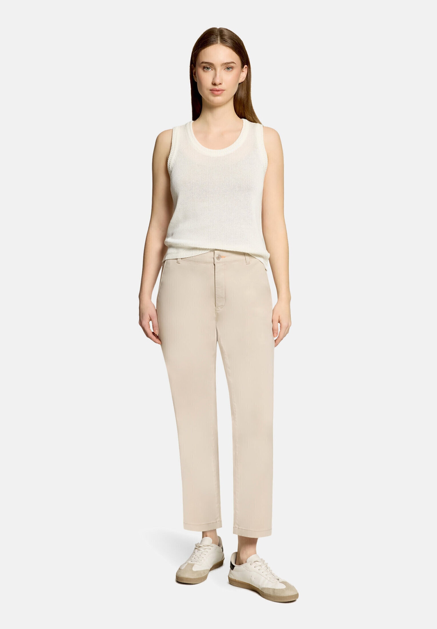 Cartoon Stricktop "Damen mit Rundhalsausschnitt"