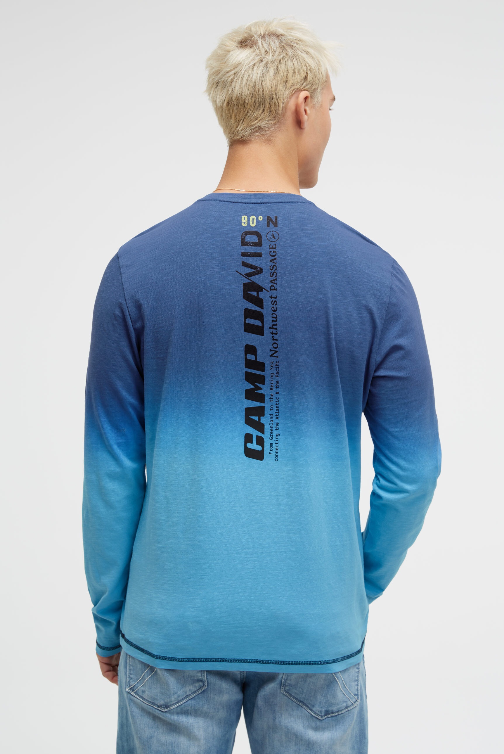 CAMP DAVID Langarmshirt, aus Baumwolle