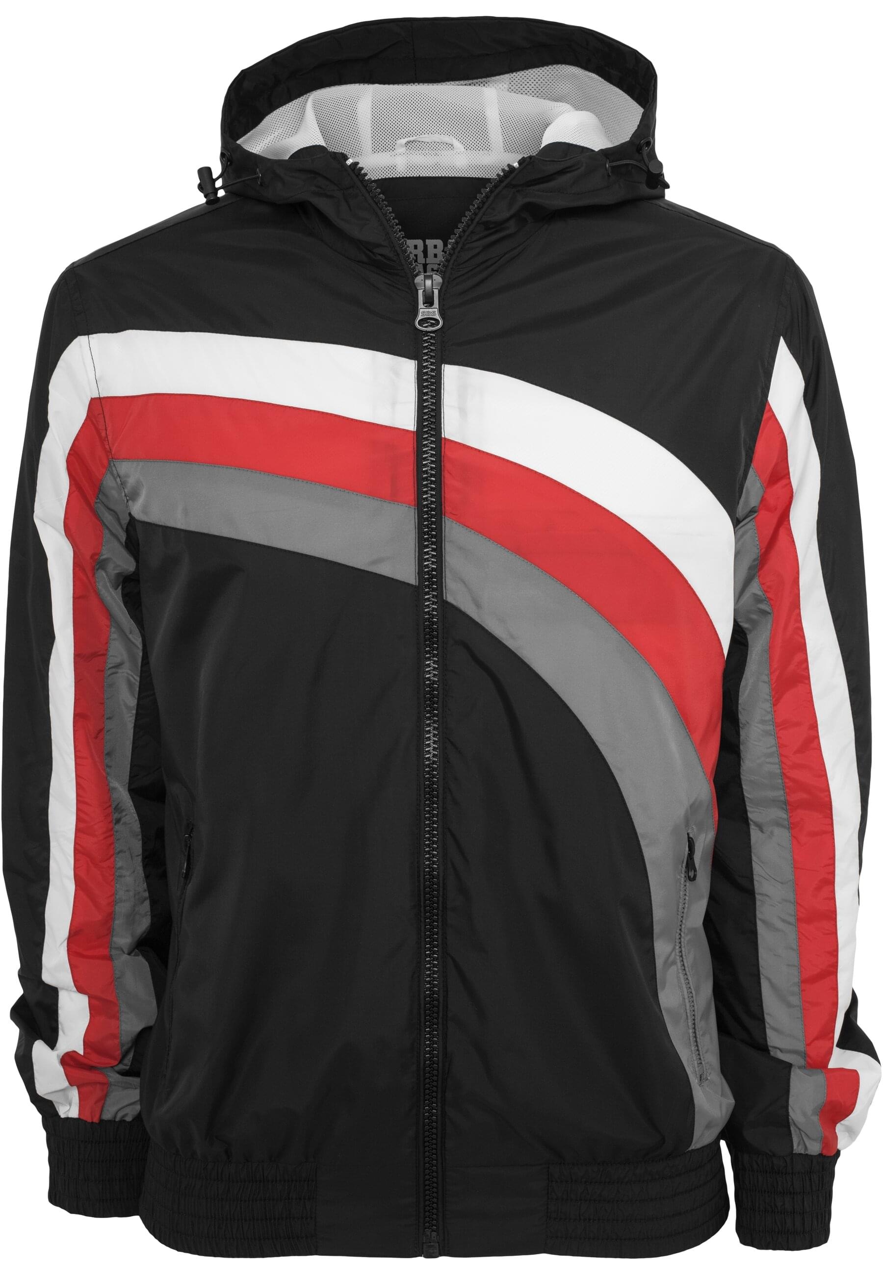 URBAN CLASSICS Windbreaker »Urban Classics Herren Racing Windbreaker«, (1 St.), mit Kapuze