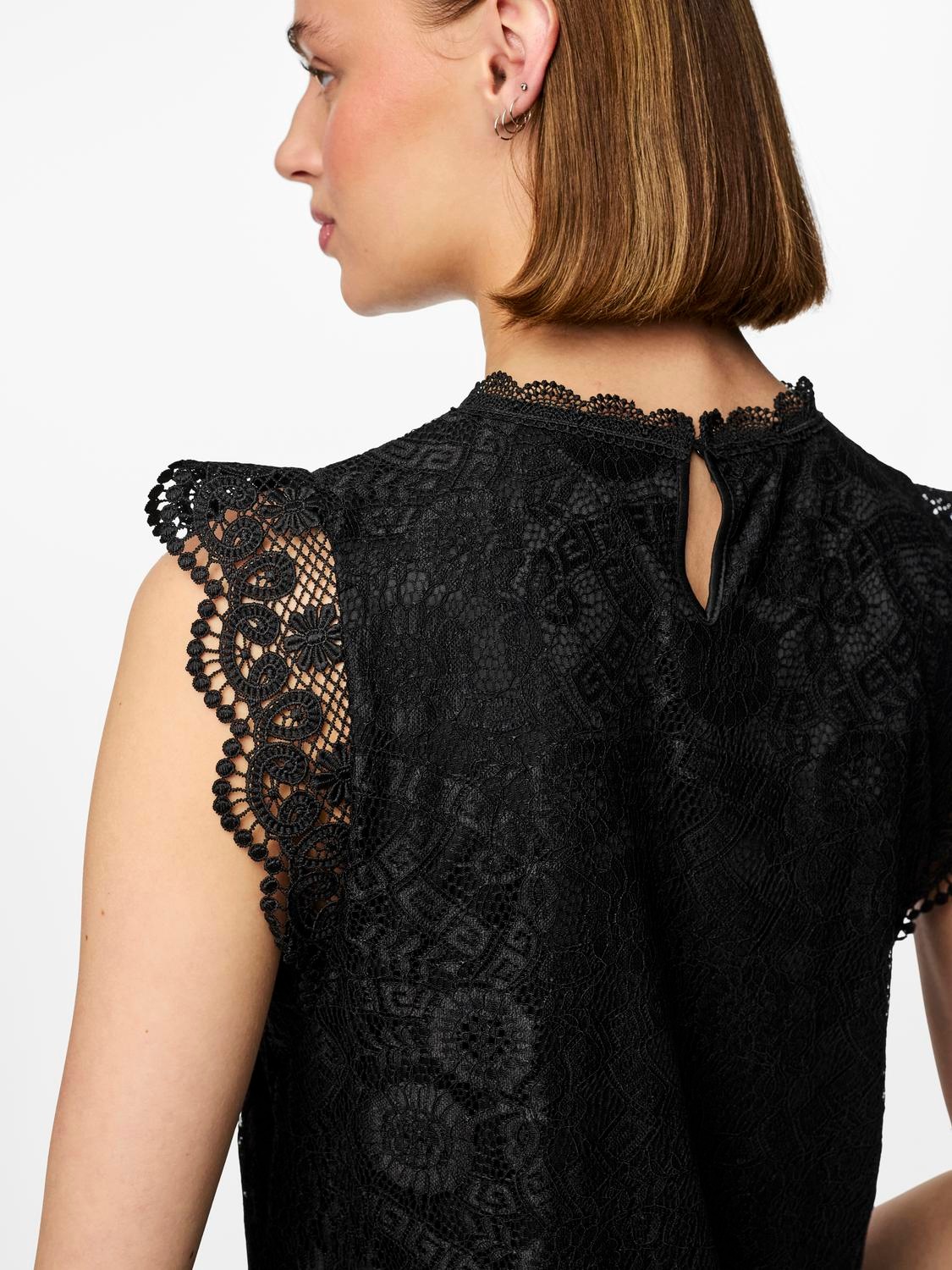 pieces Spitzenkleid "PCOLLINE SL LACE DRESS NOOS", Sommerkleid günstig online kaufen