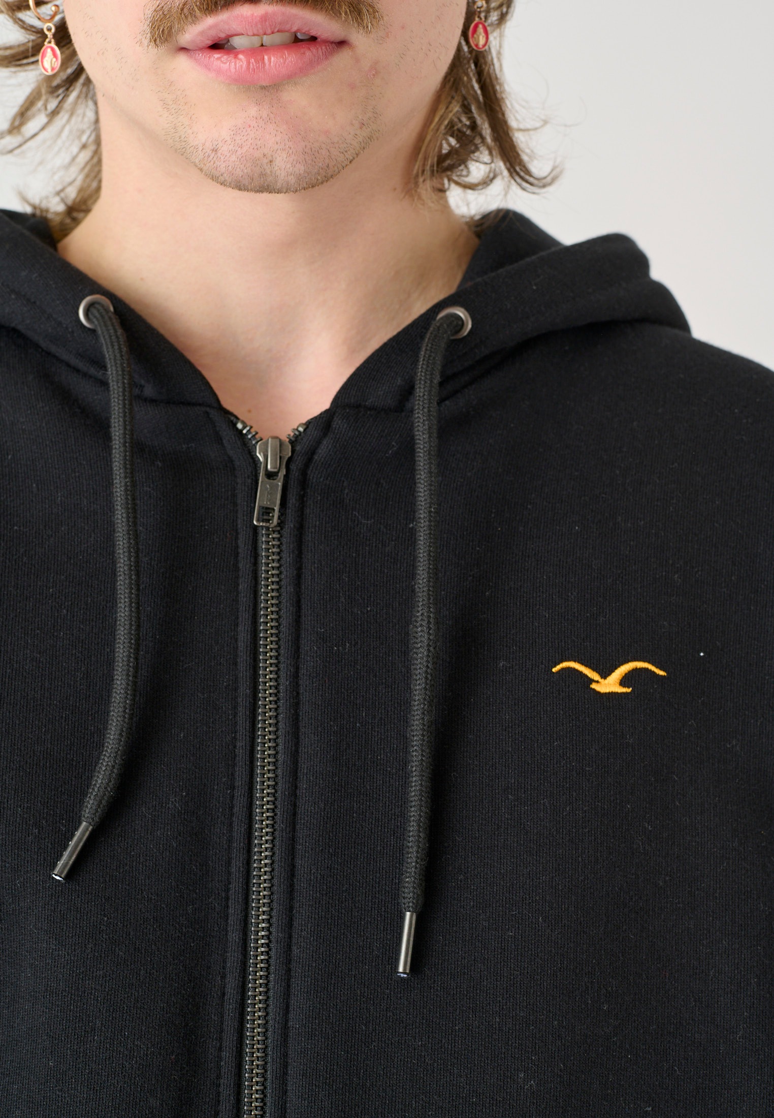 Cleptomanicx Kapuzensweatshirt »Ligull Boxy«, Mit Reißverschluss