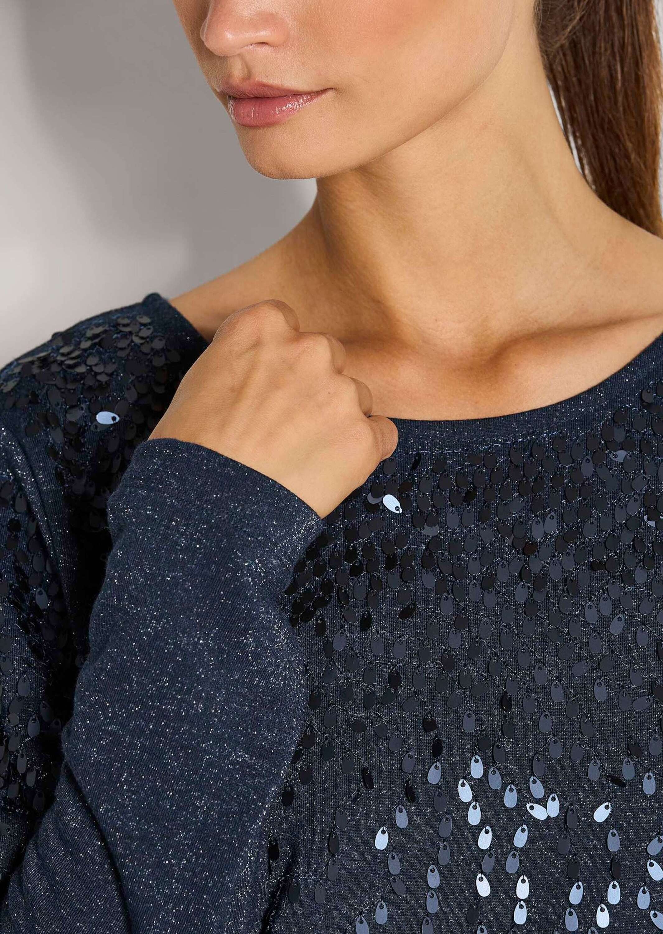 MADELEINE Langarmshirt »Sweatshirt Glitzeroberteil mit funkelnden Details«