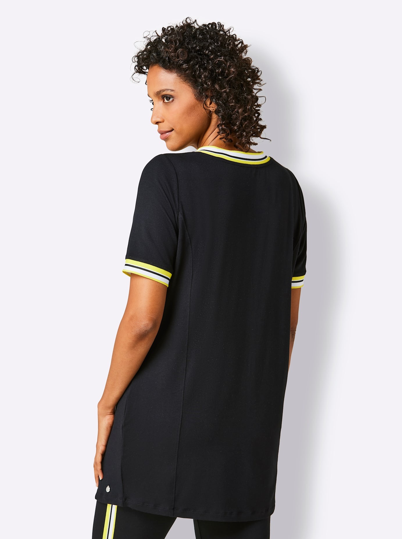 Thumbnail - CREATION L PREMIUM Kurzarmshirt "Modal-Longshirt" 1 Stk.