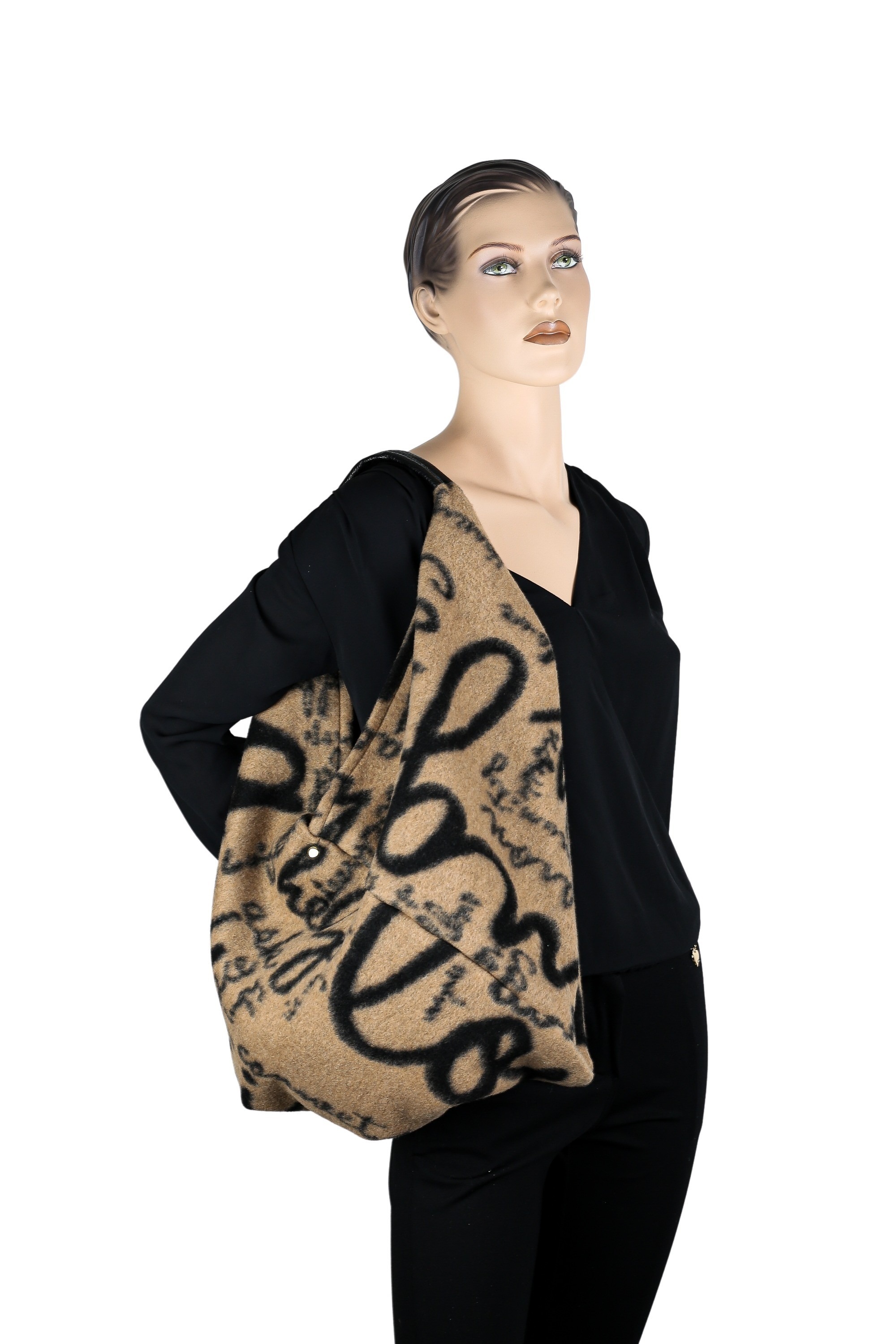 COLLEZIONE ALESSANDRO Schultertasche »FashionistaToo«, Dicke Stofftasche, Made in Italy