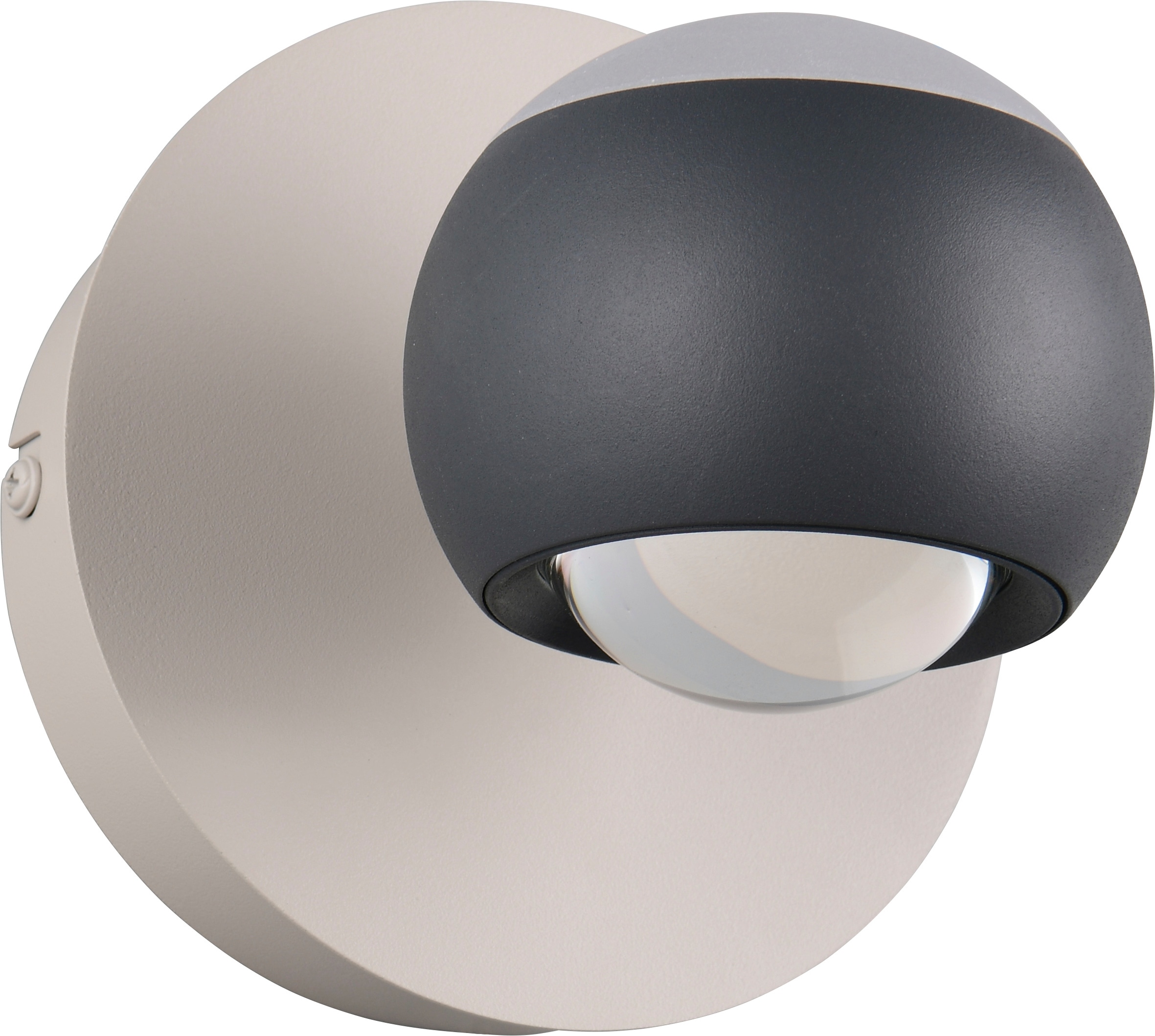 Musterring LED Wandleuchte »CANNON, 1-flammige LED Wandlampe 5W 500Lumen 2300-4000K CCT« LED-Board 1 Stk. Farbwechsler | warmweiß - kaltweiß mit Fernbedienung, schwenkbares up-and-down Licht dimmbar Memory