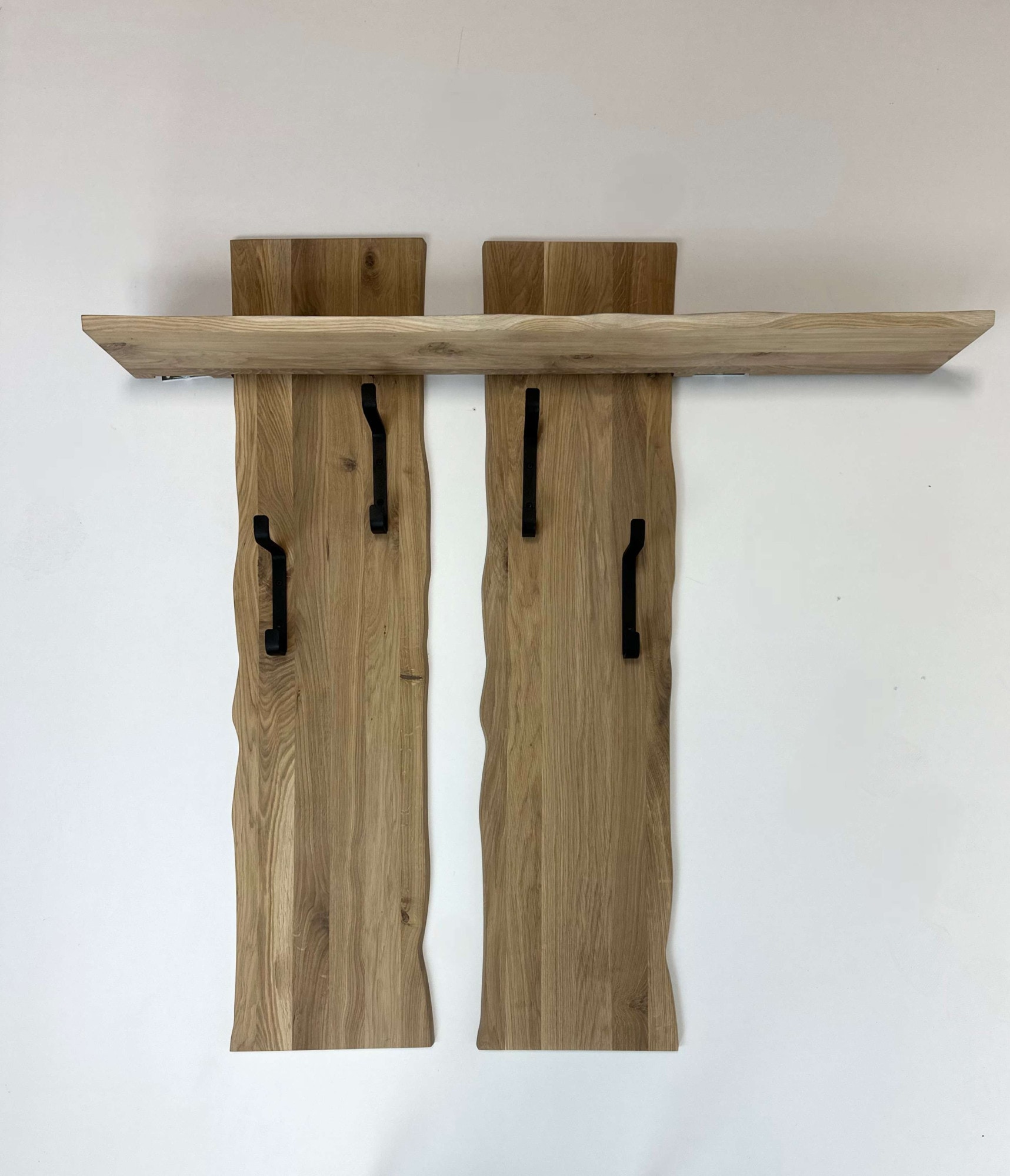 OTTO home Garderobenpaneel »Brodi« B/T/H: 160/20/17 cm,  aus massiver Eiche, FSC®-zertifiziert