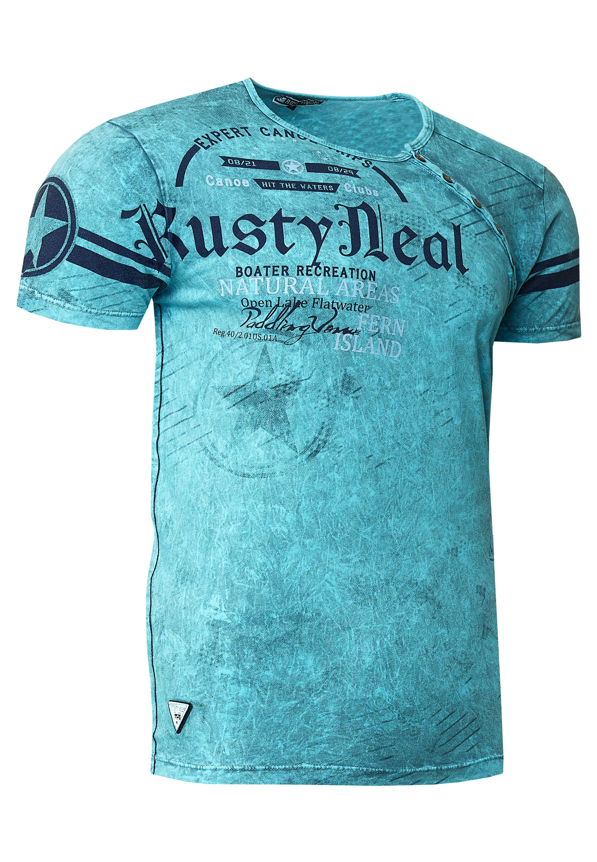 Rusty Neal T-Shirt, mit coolem Logo-Print