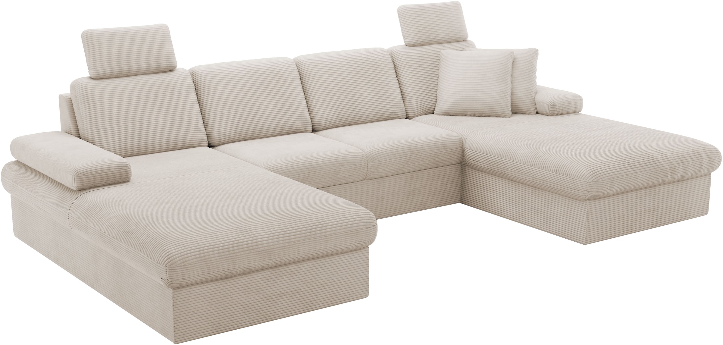 sit&more Wohnlandschaft »Moreno«, mit Armteilverstellung,wahlweise mit Bettfunktion
