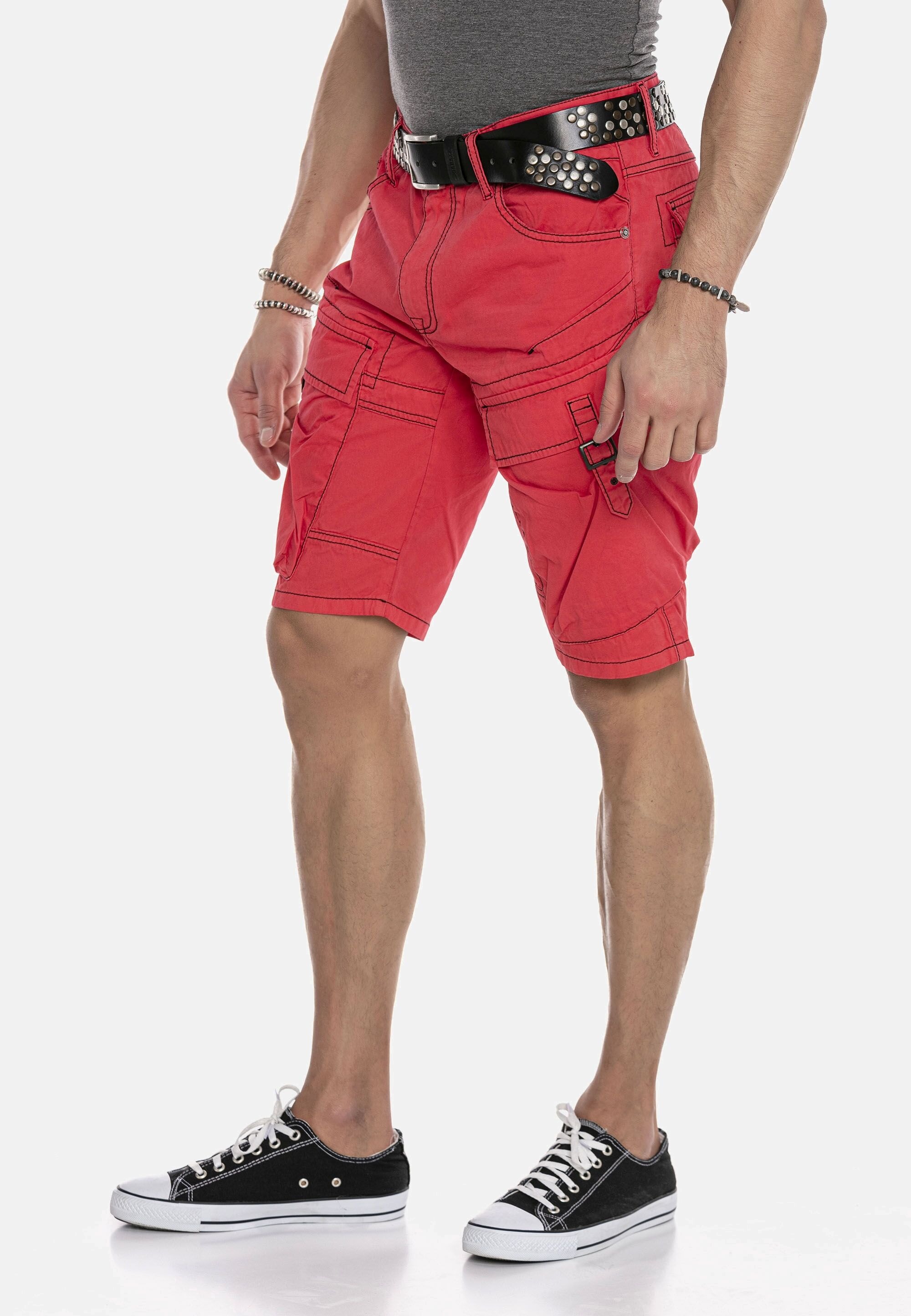 Cipo & Baxx Jeansbermudas »Bermuda & Short«, aus reiner Baumwolle
