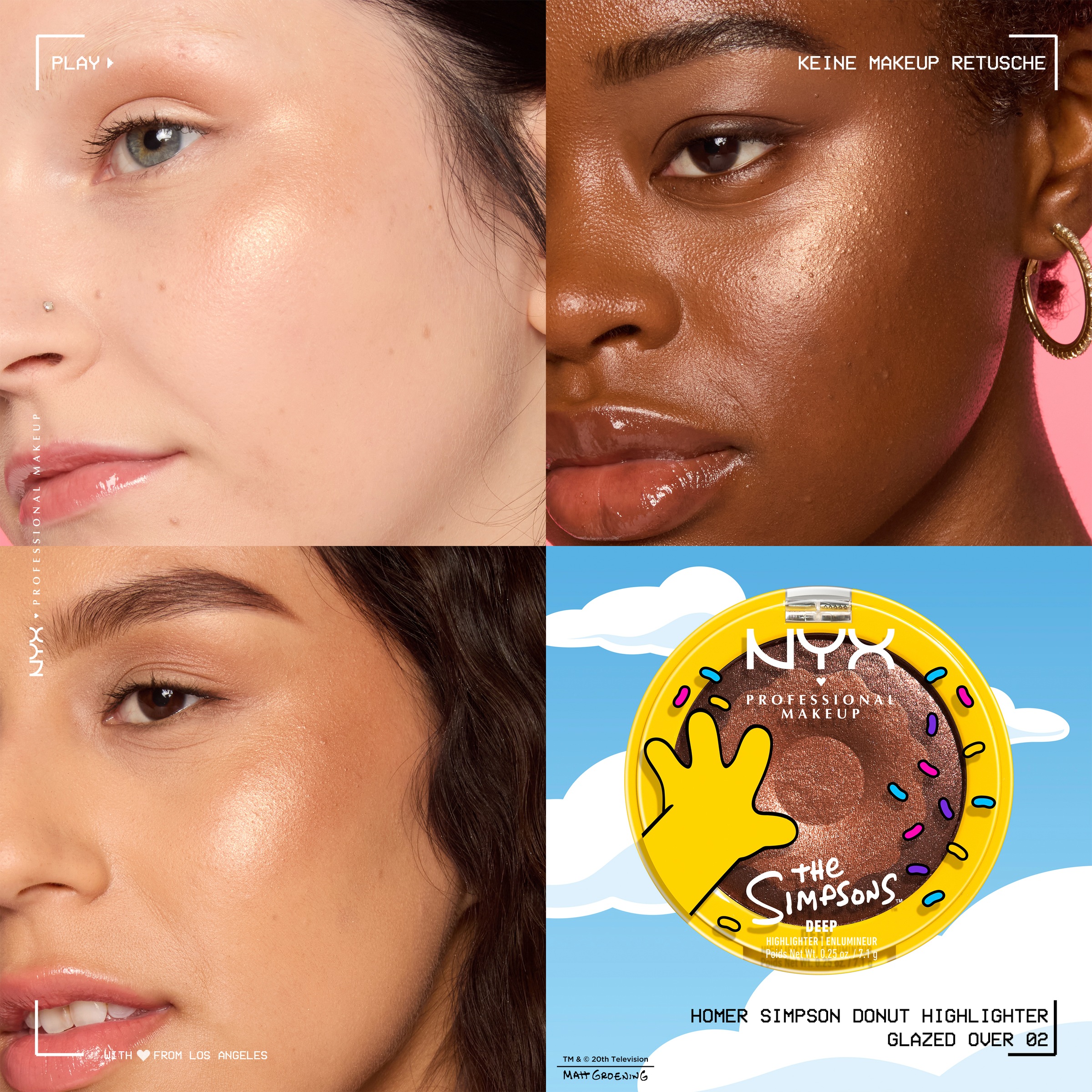 NYX PROFESSIONAL MAKEUP Highlighter »HOMER SIMPSON HIGHLIGHTER«