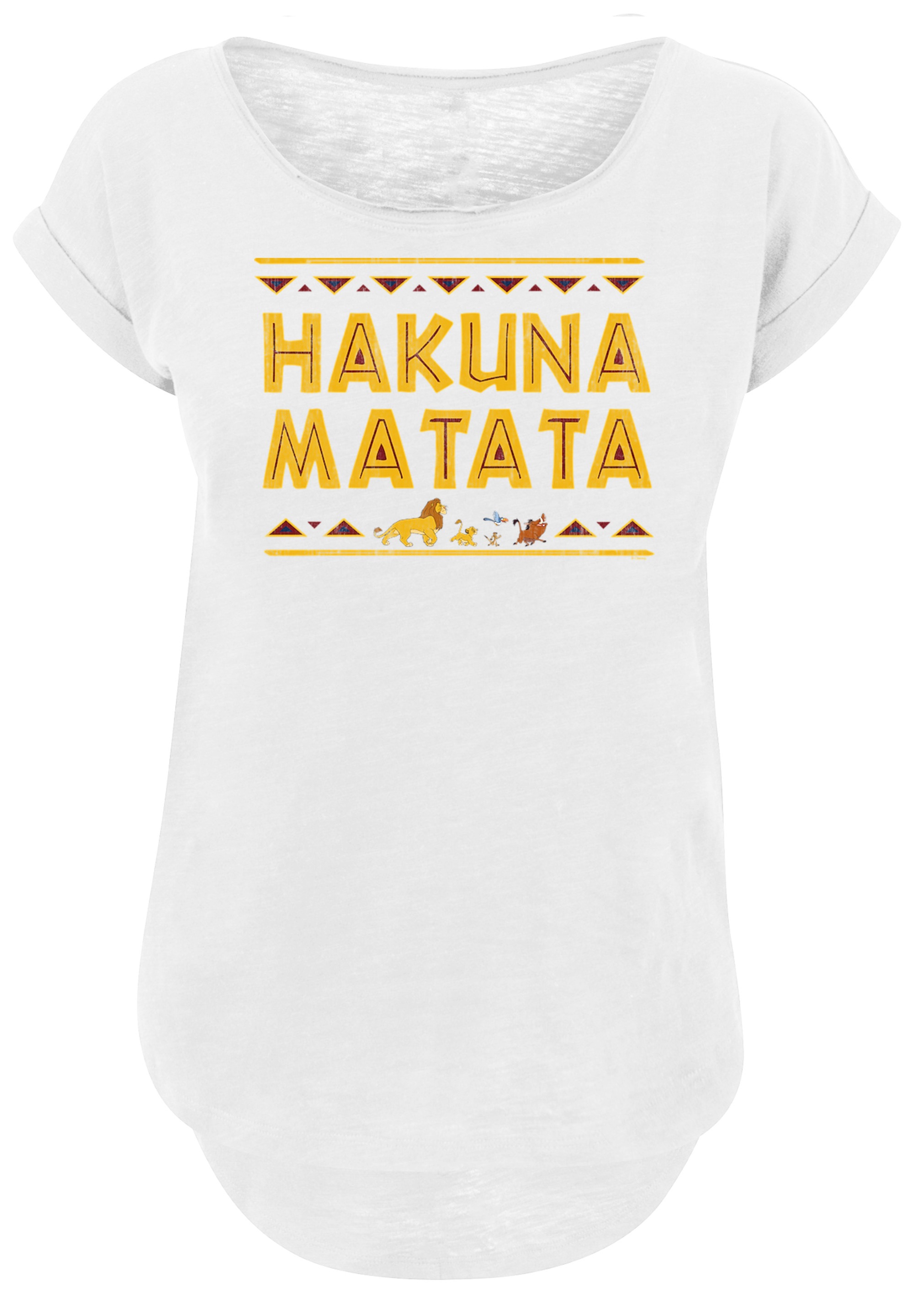 F4NT4STIC T-Shirt »König der Löwen Hakuna Matata«, Print