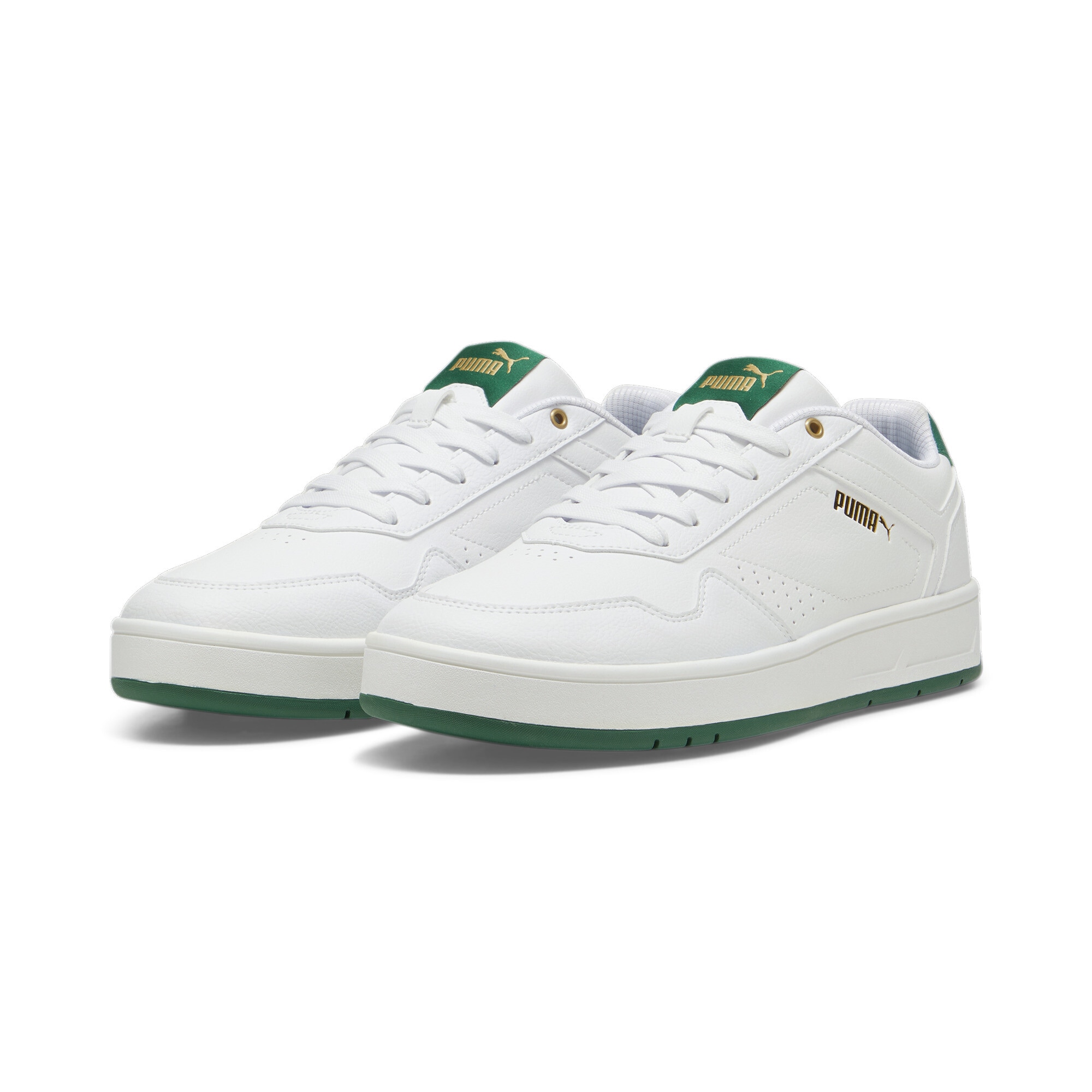 PUMA Sneaker "COURT CLASSIC" für sportliche Einsätze, mit Gummi-Laufsohle, mit Schnürverschluss